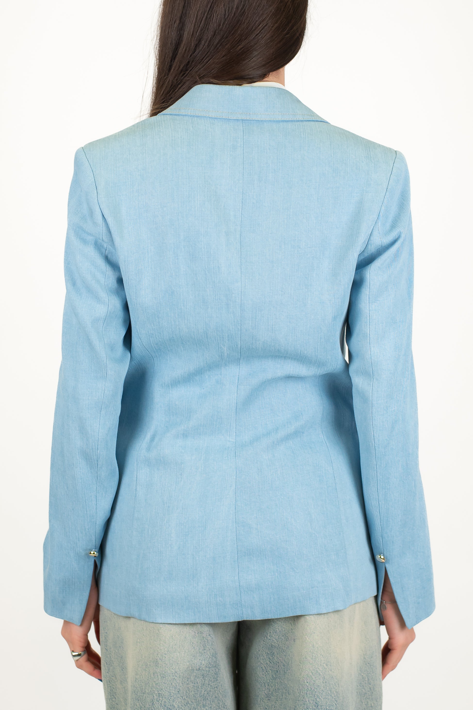 Maryley - Giacca effetto denim in lyocell