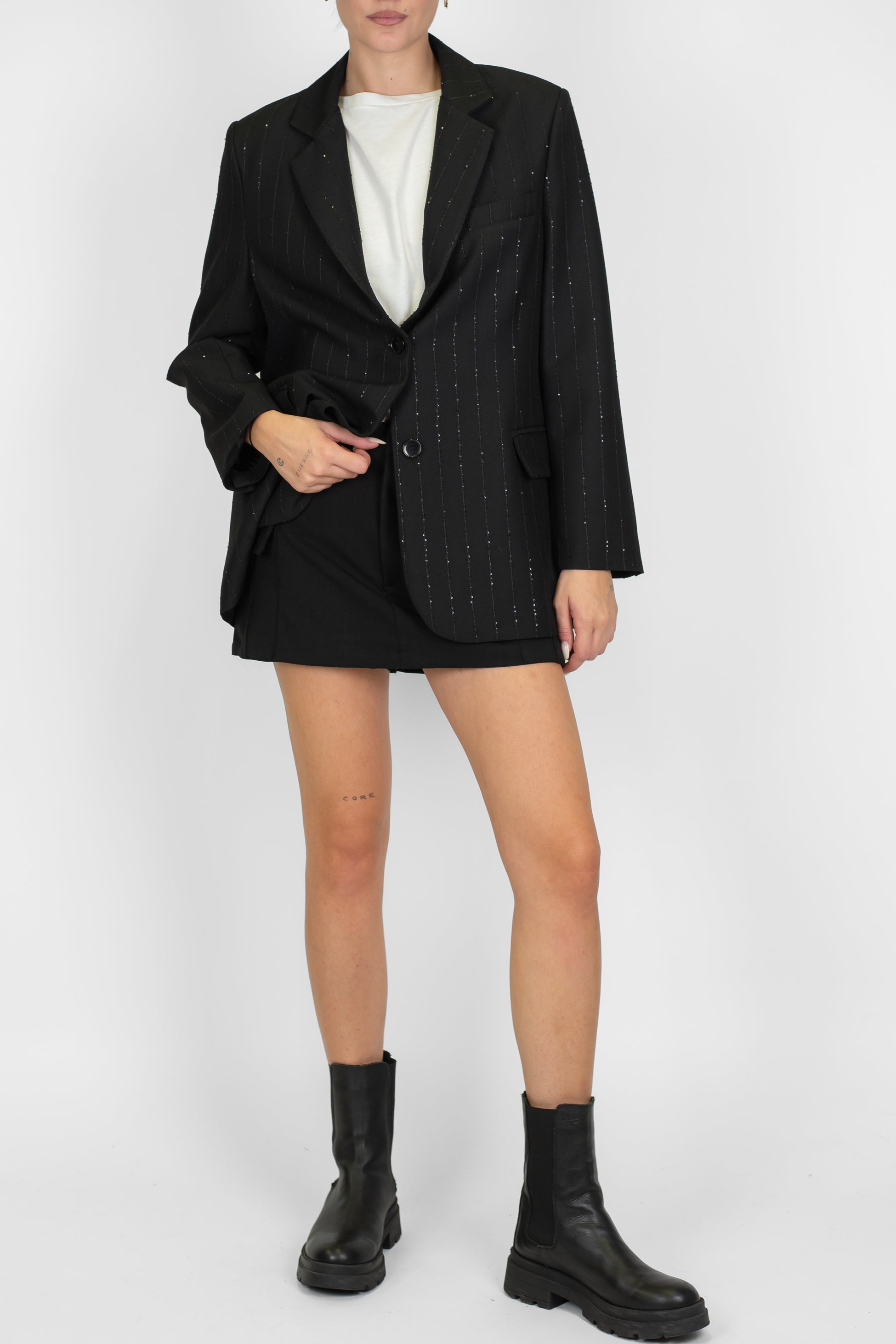 Tensione in - Panta-gonna con taschini laterali