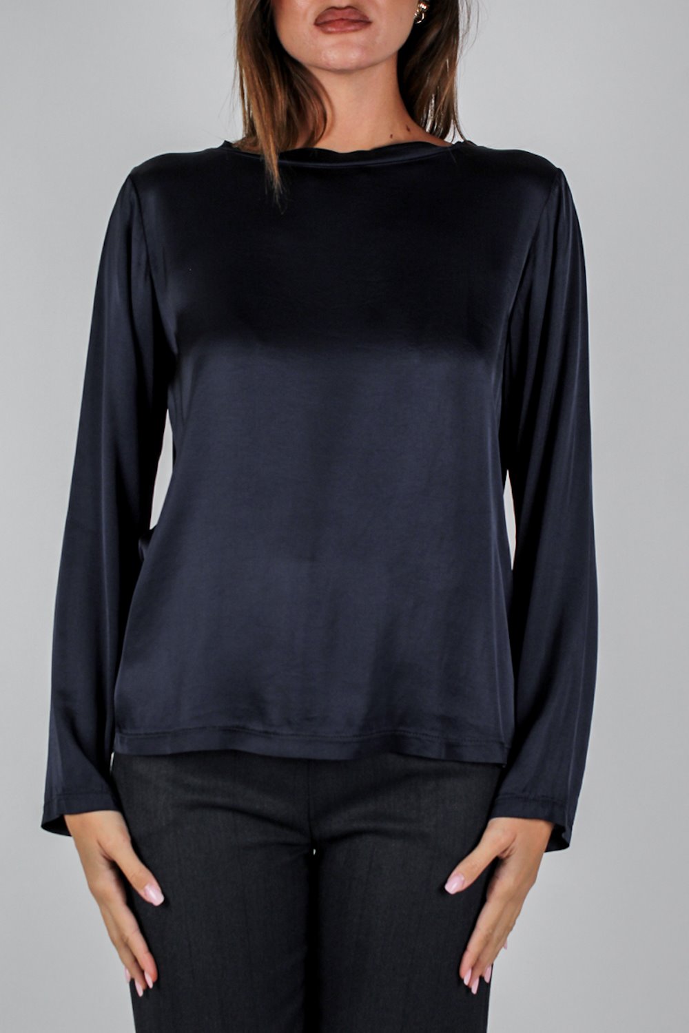 Maryley - Shirt girocollo in viscosa