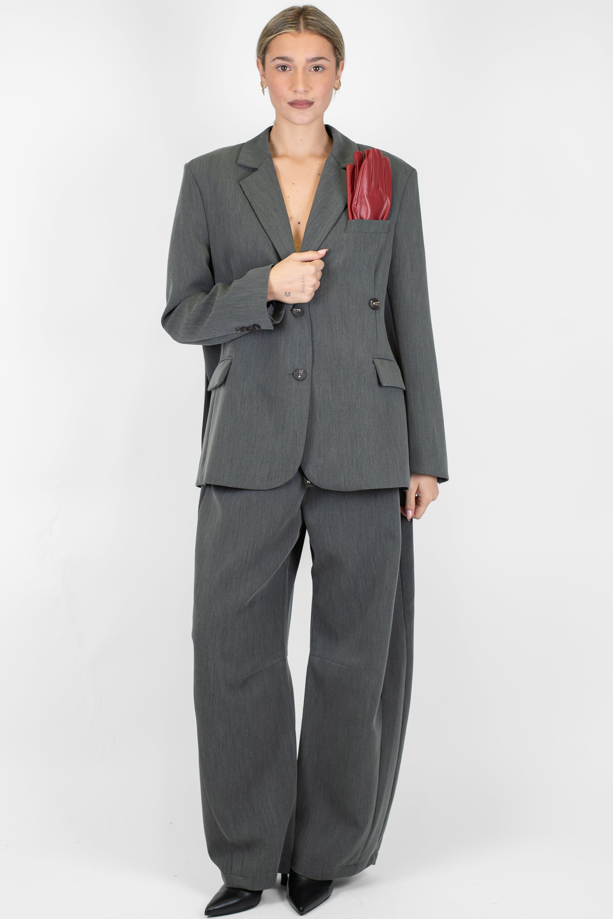 Motel - Pantalone balloon con elastico in vita in punto milano