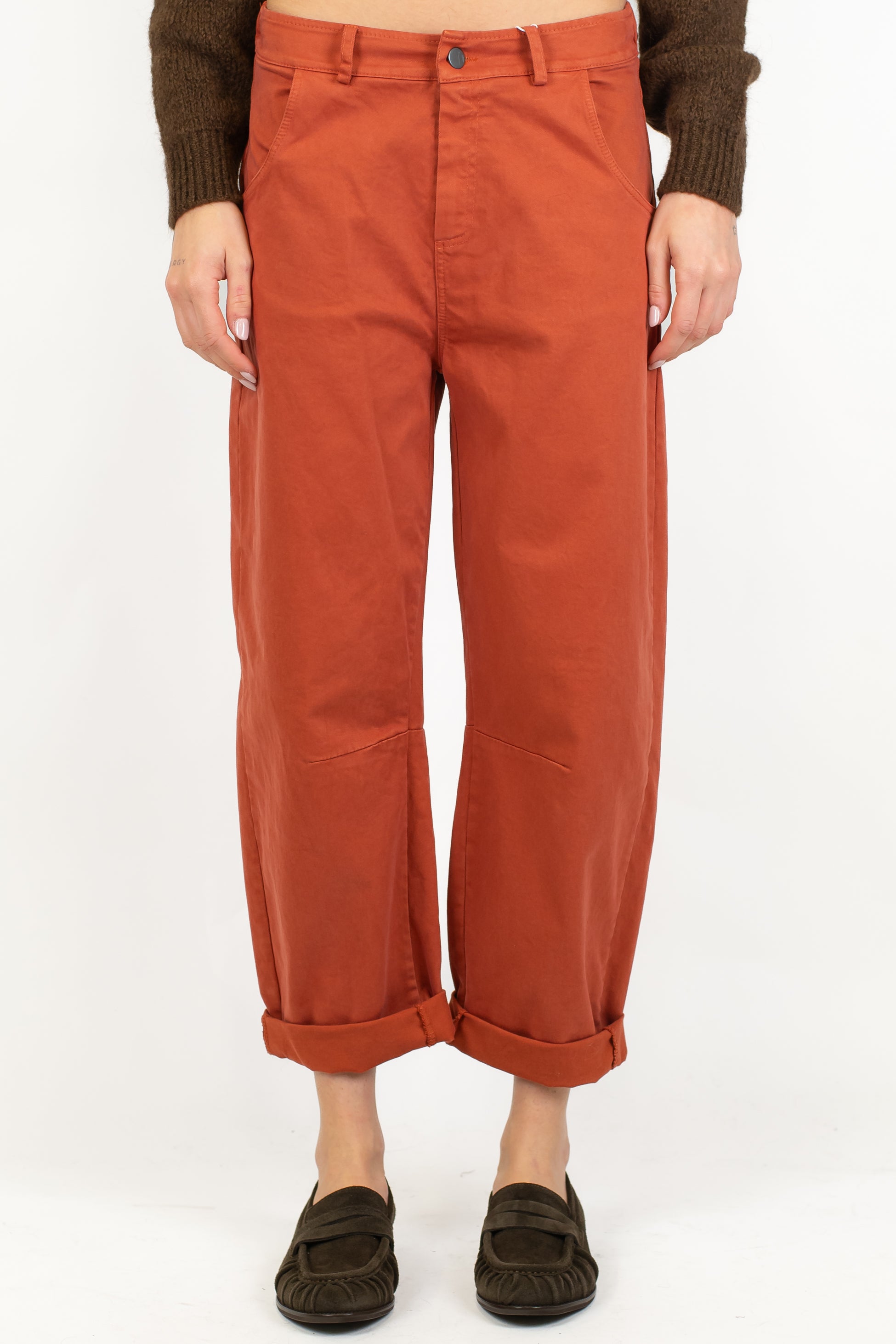 Motel - Pantalone balloon in cotone invernale