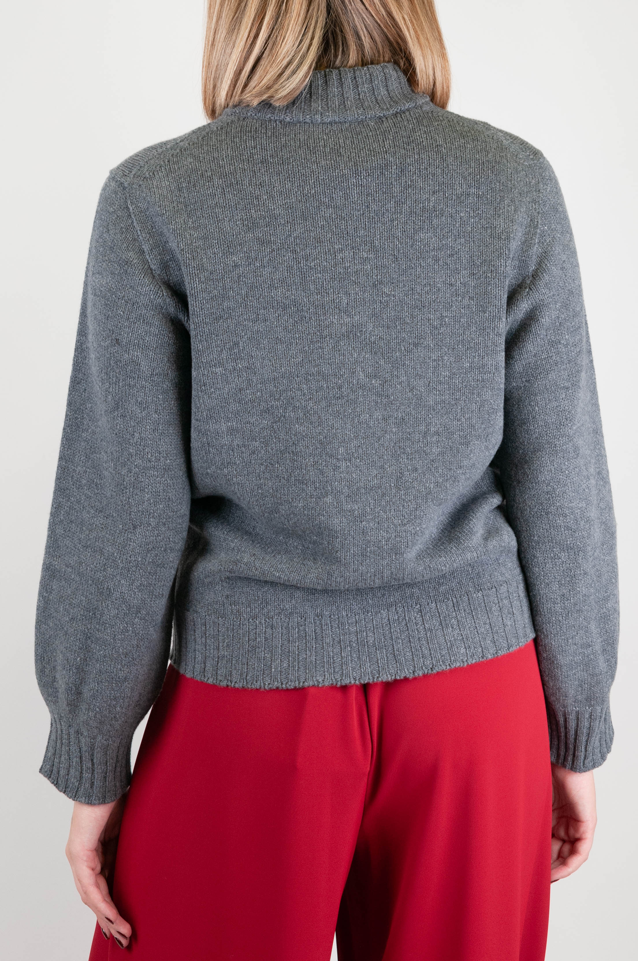 Tensione in - Cardigan in misto cashmere con chiusura con zip