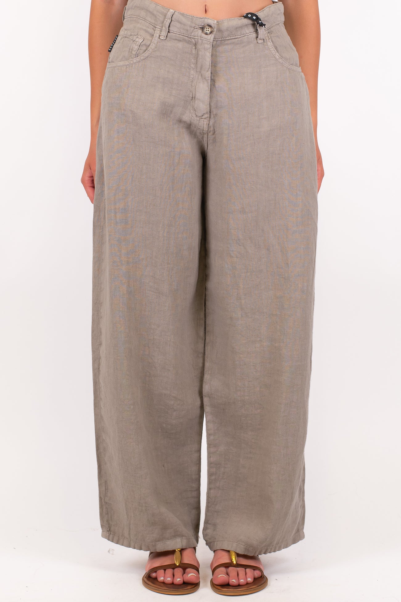Haveone - Pantalone in puro lino modello BELLA