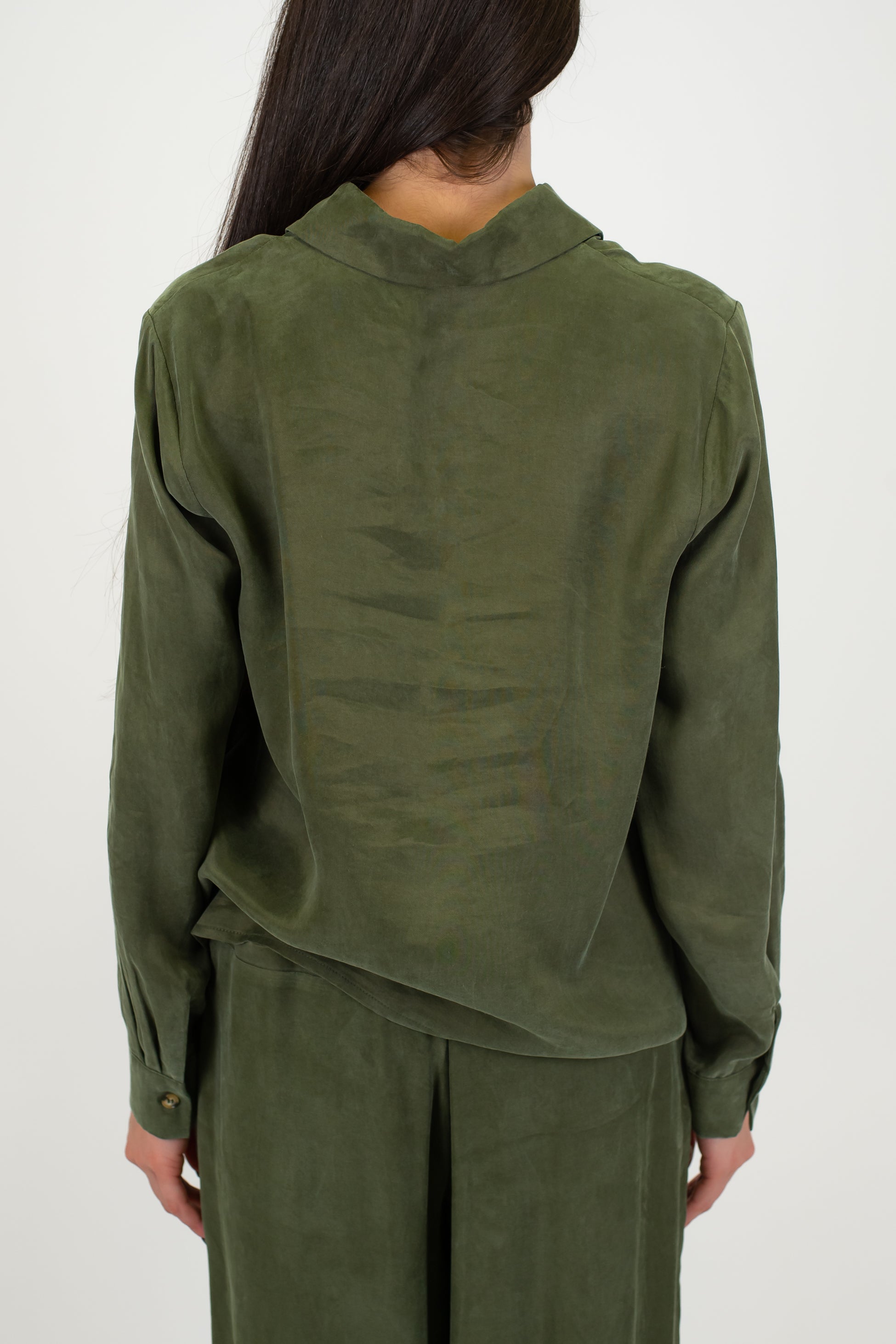 Motel - Camicia in lyocell effetto seta