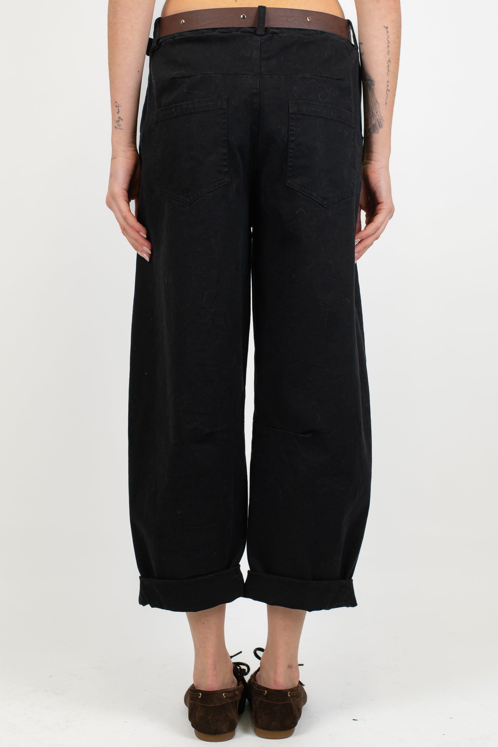 Motel - Pantalone balloon in cotone invernale