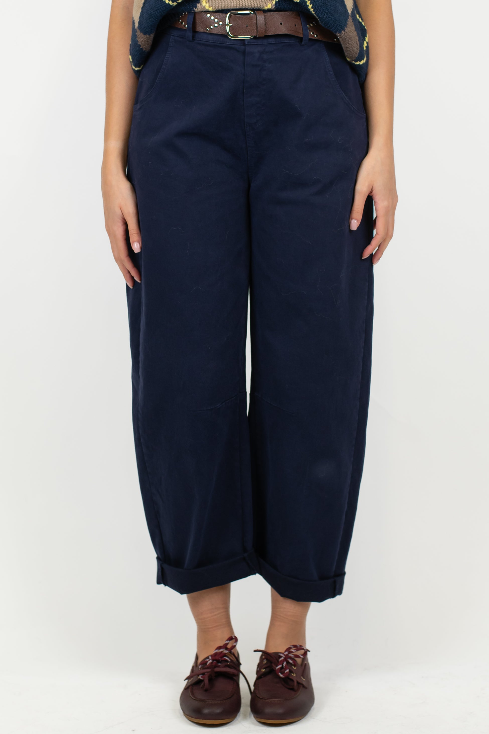 Tensione in - Pantalone balloon in cotone invernale