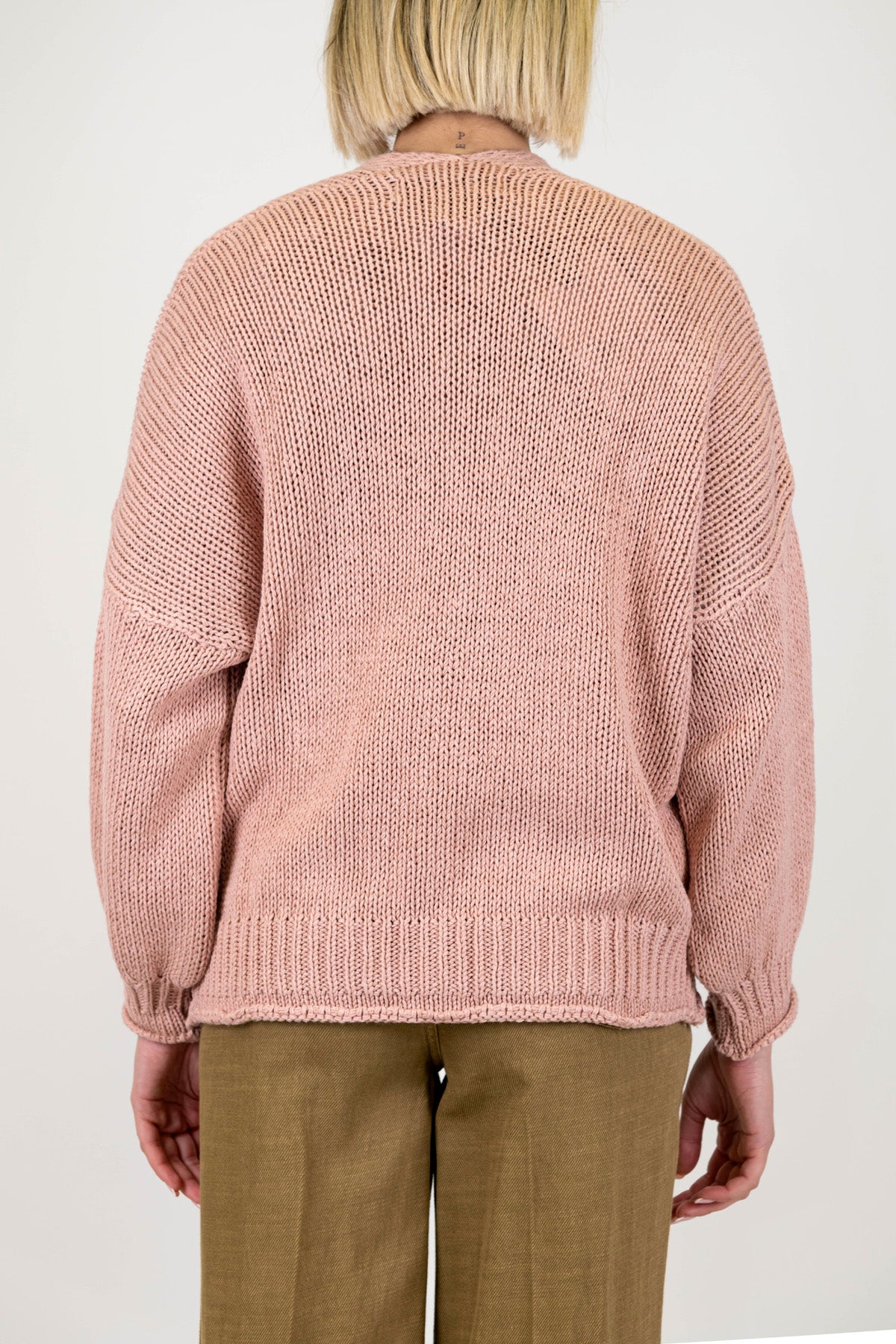 Haveone - Cardigan tre bottoni con taschini laterali