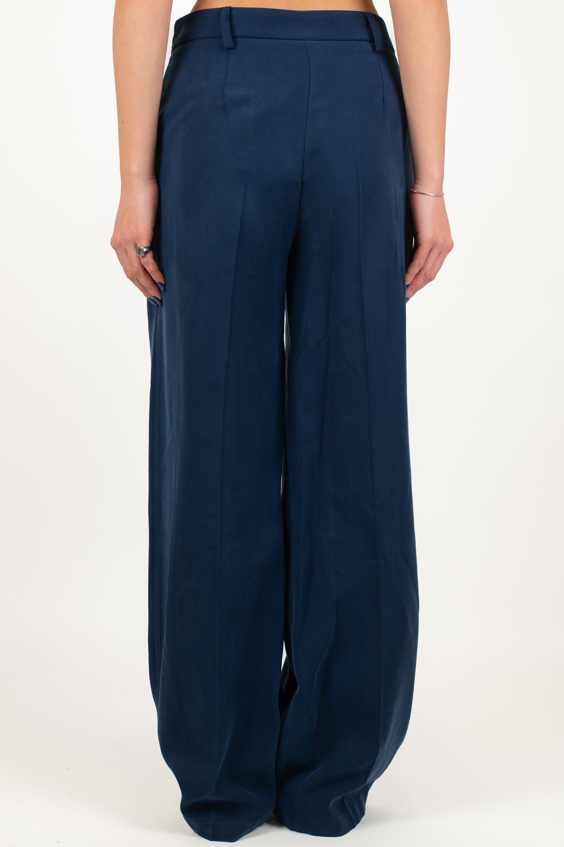 Tensione in - Pantalone palazzo in viscosa
