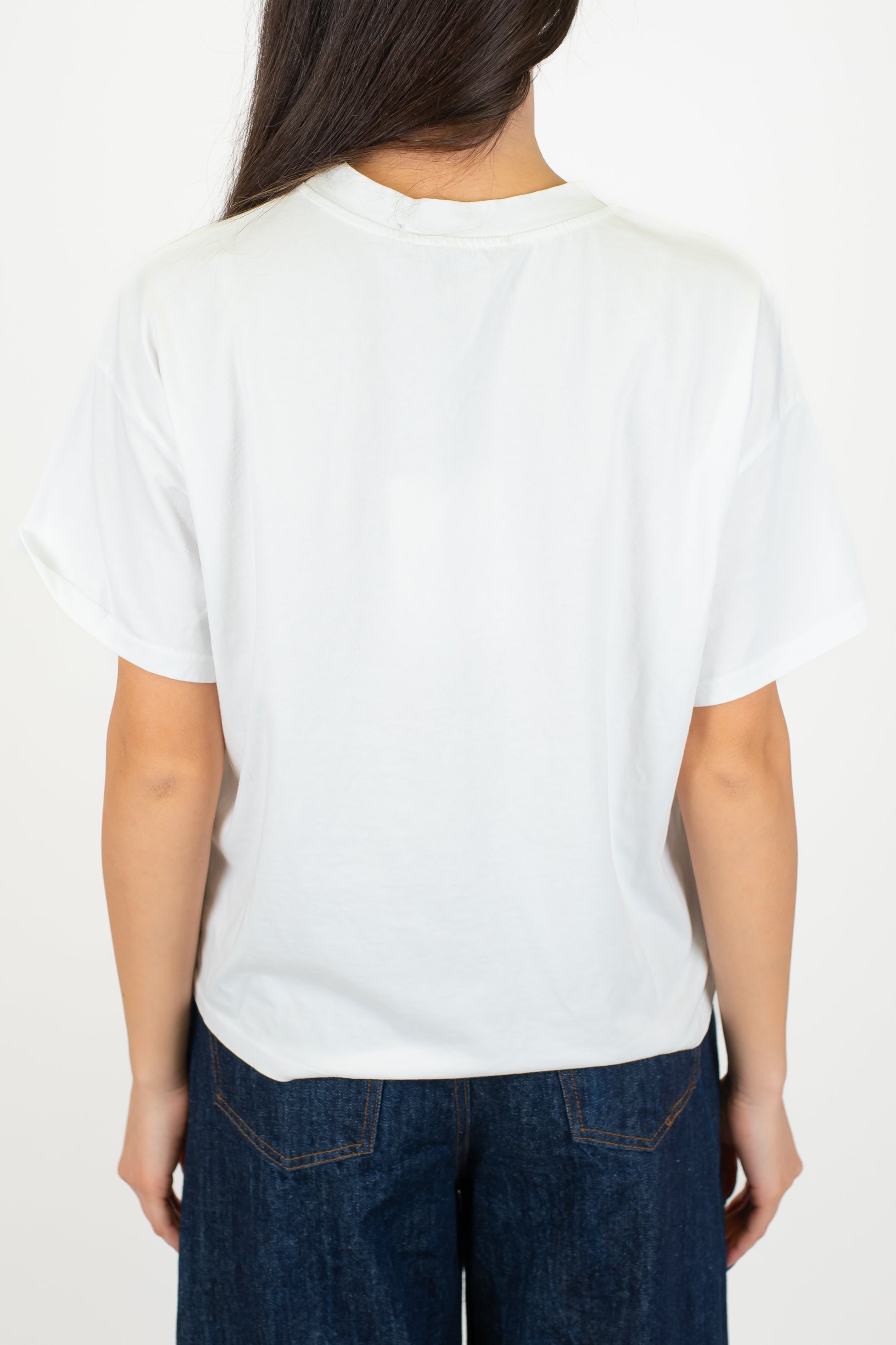 Haveone - T-shirt basic girocollo a scatola