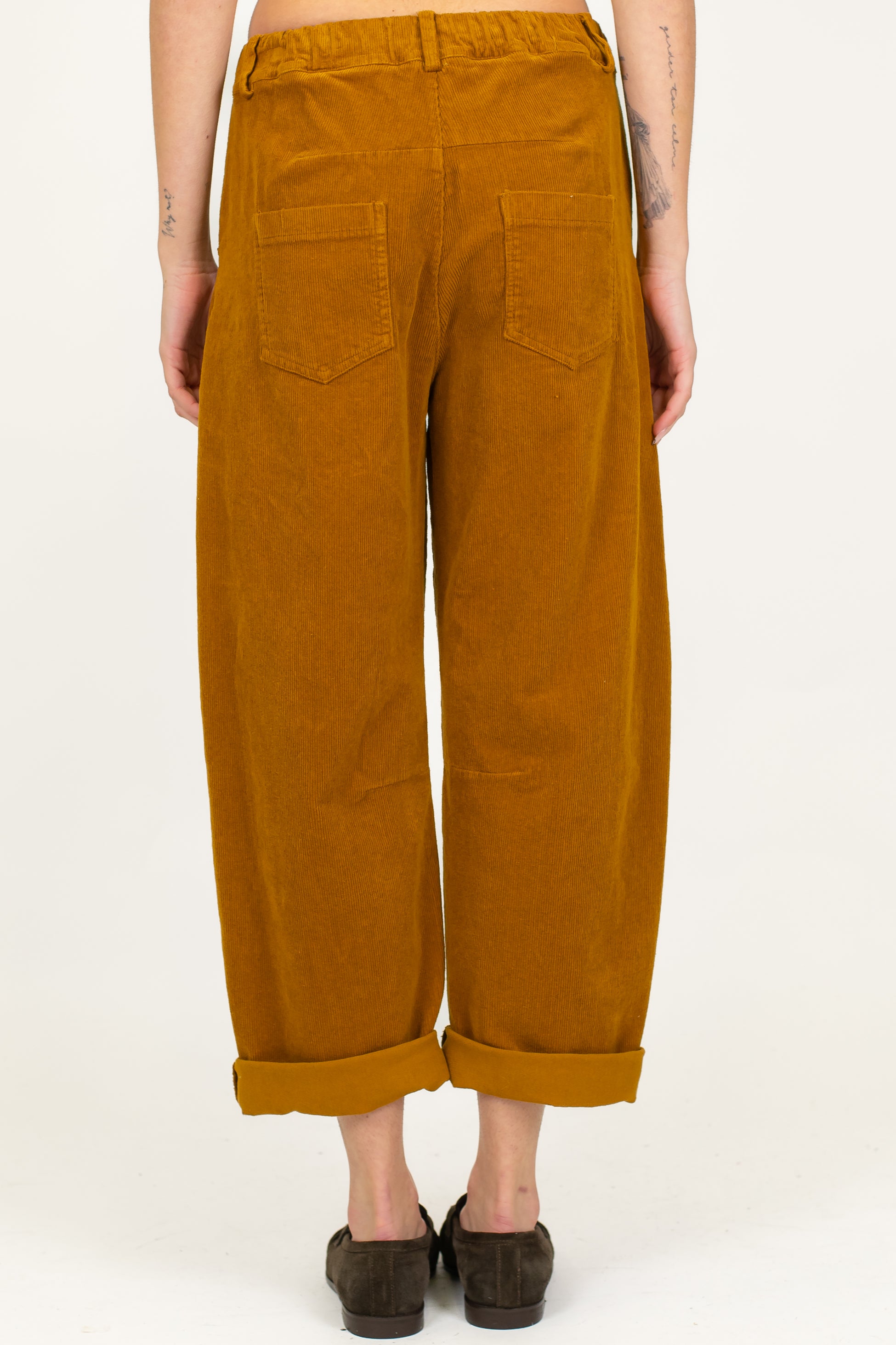 Motel - Pantalone balloon in velluto a coste con elastico sul retro