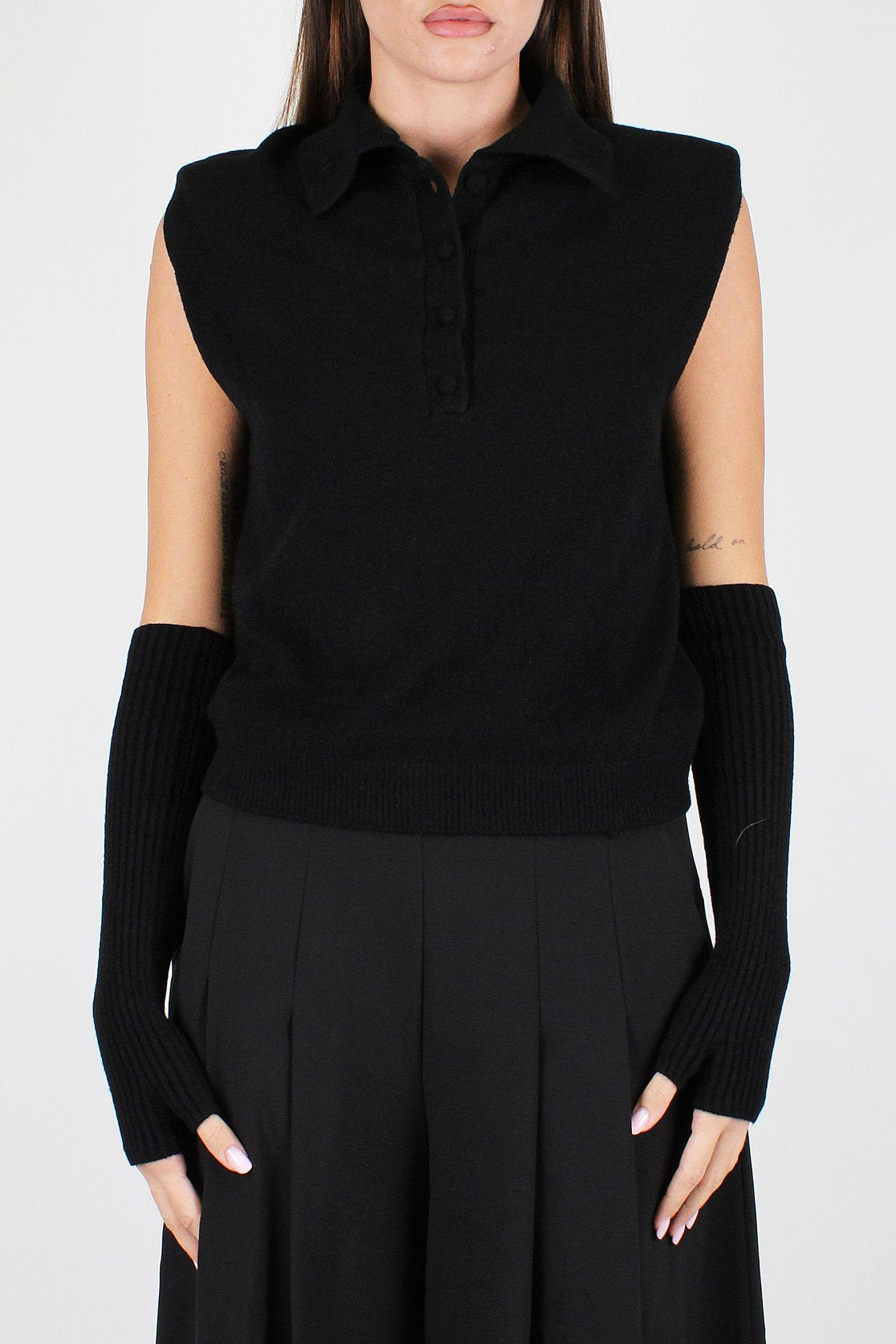 Dixie - Maglia polo giromaniche con manicotti