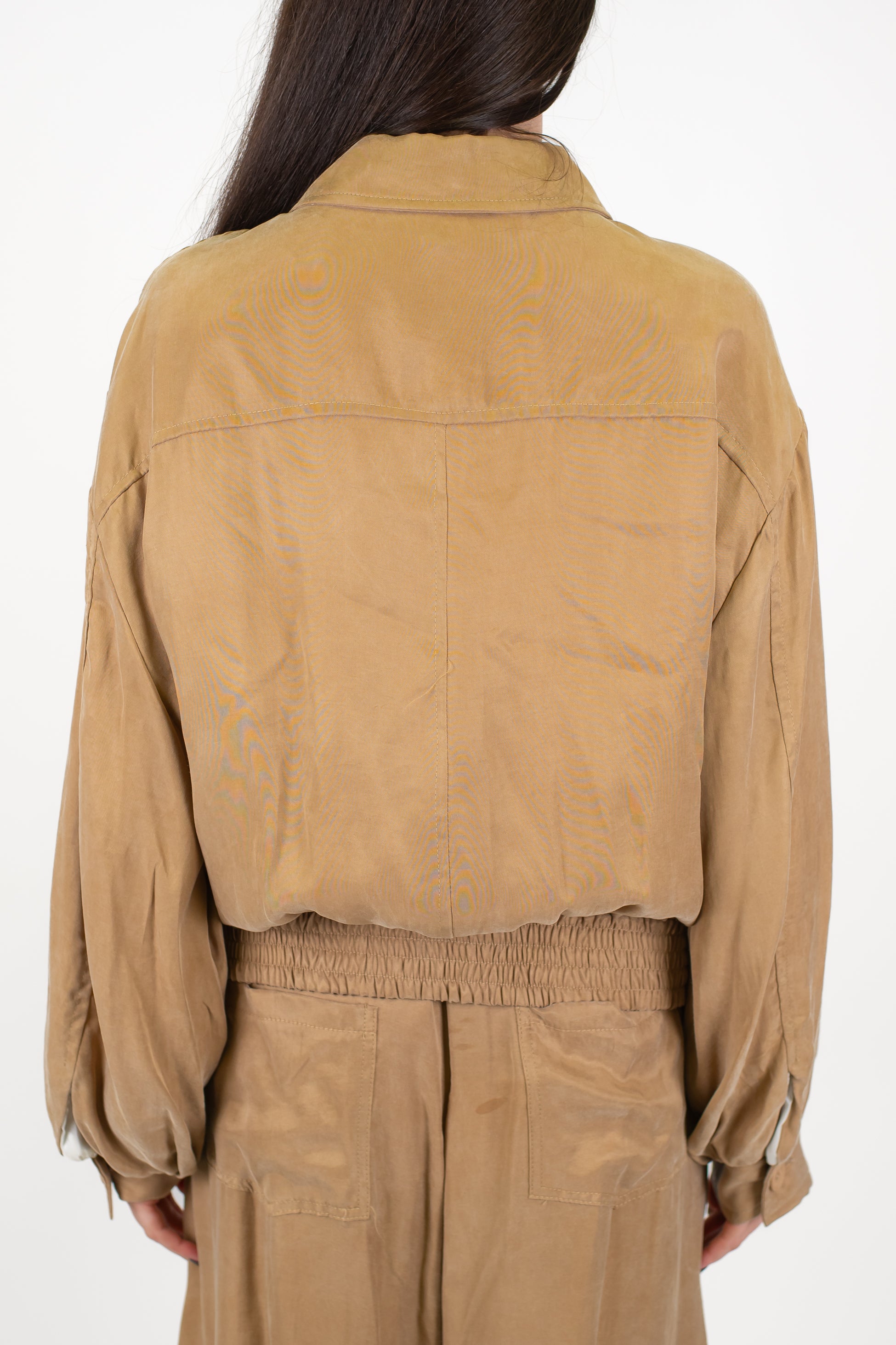 Tensione in - Bomber in lyocell effetto seta con tasconi laterali