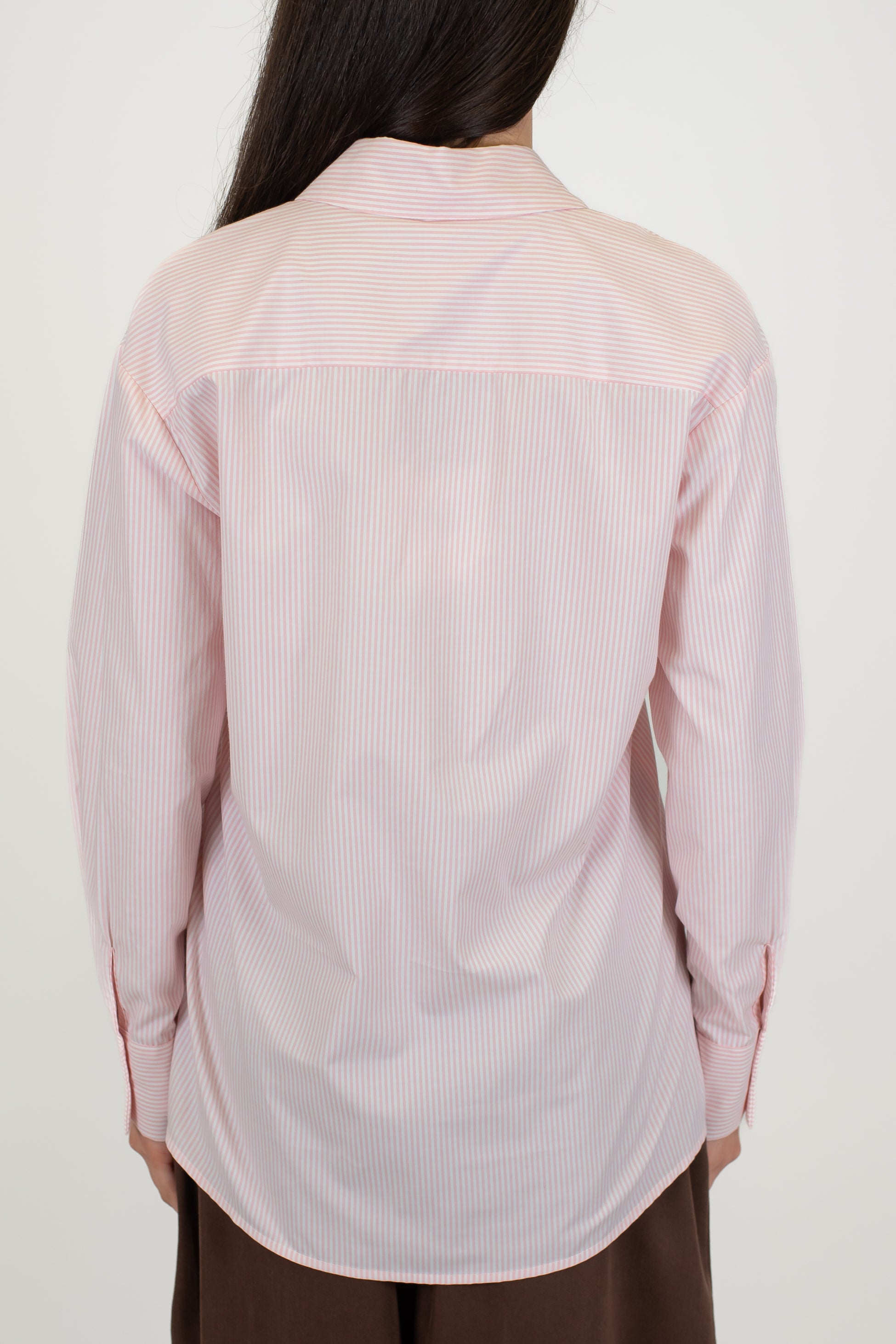 Tensione in - Camicia over fantasia a righe