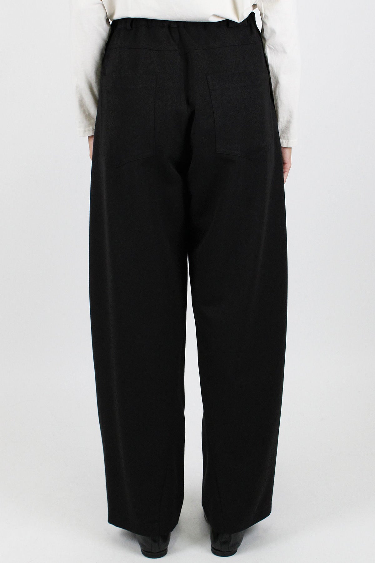 Maryley - Pantalone regular in punto milano con elastico in vita