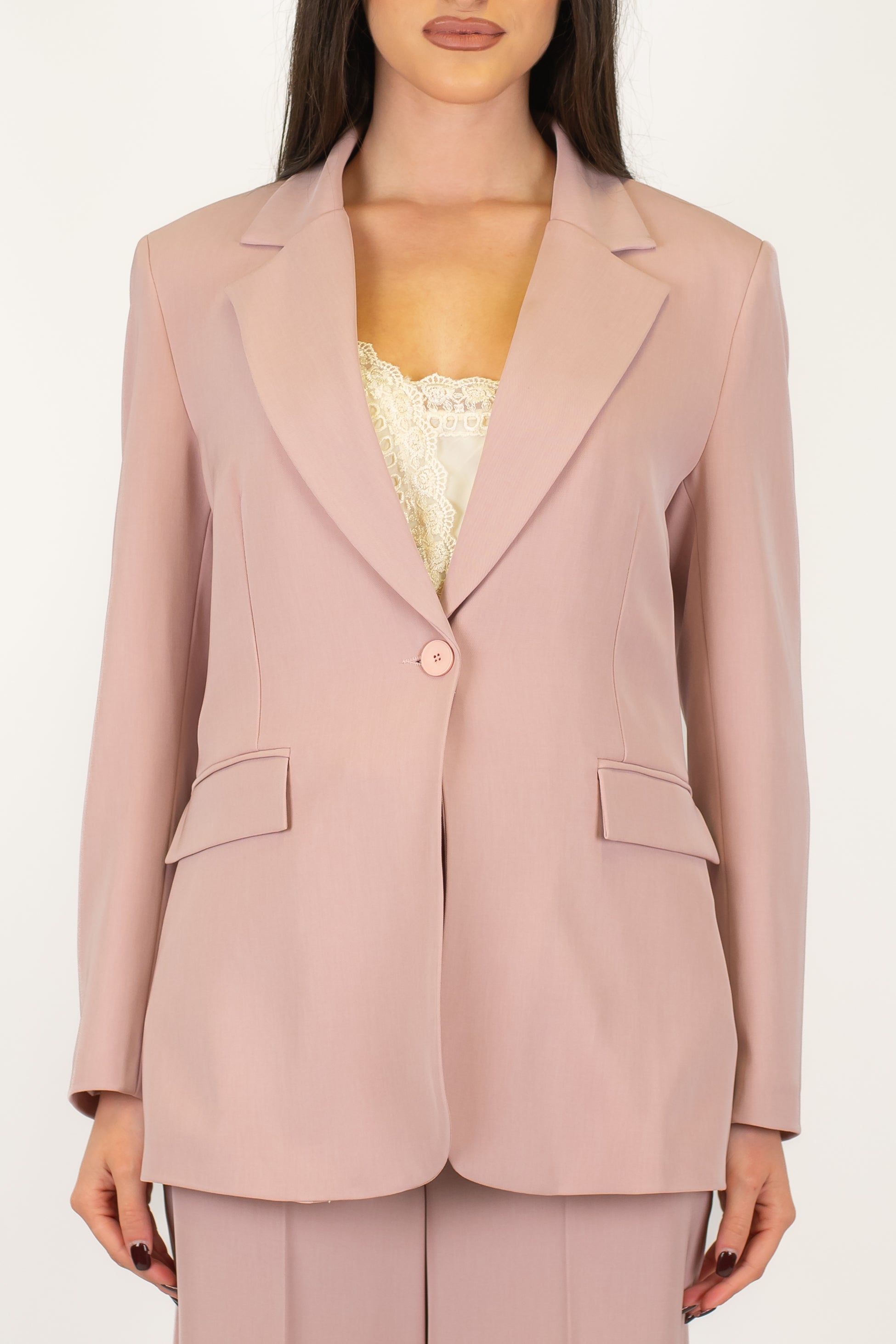 Motel - Giacca monopetto in tessuto fluido