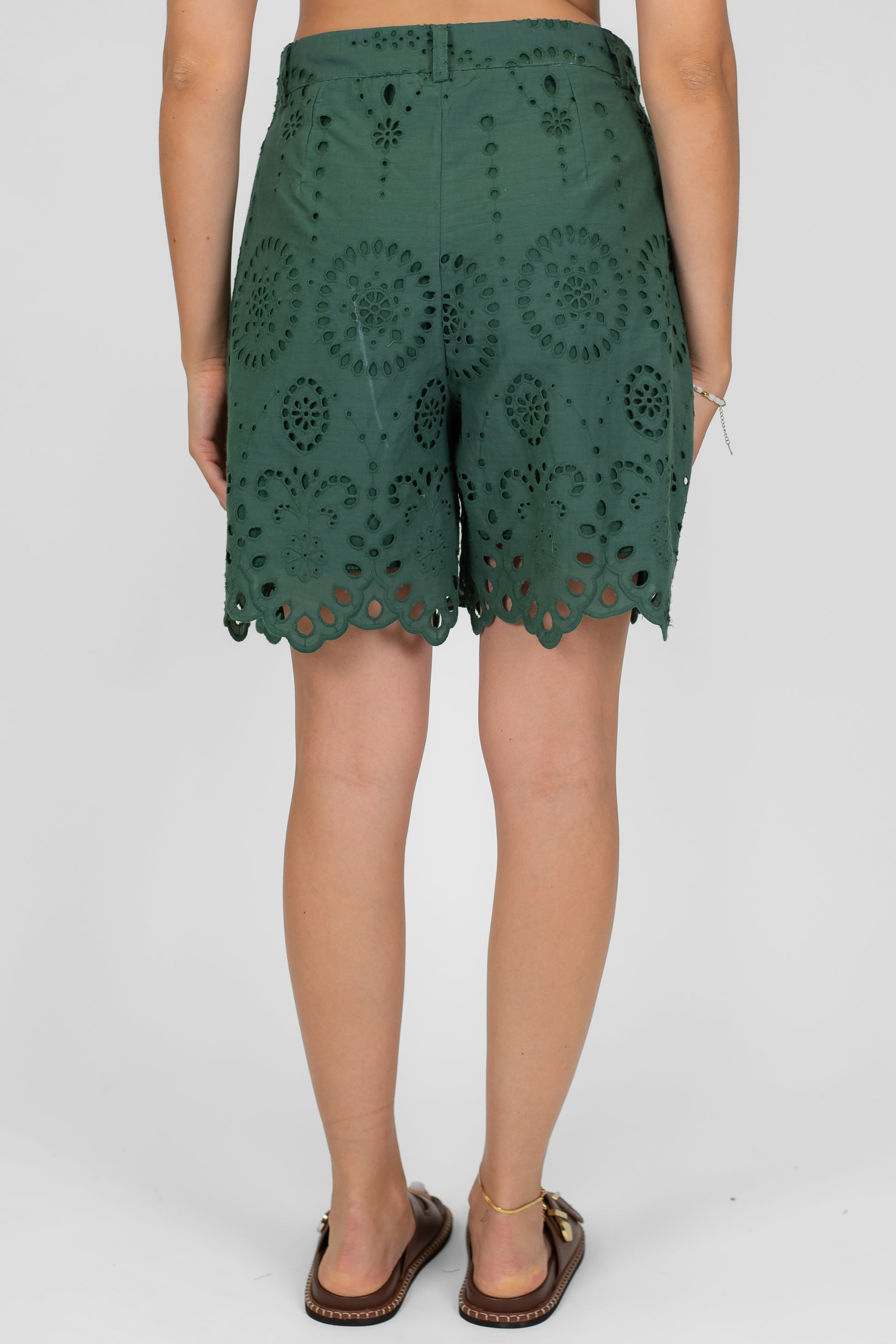 Tensione in- Bermuda in pizzo san gallo