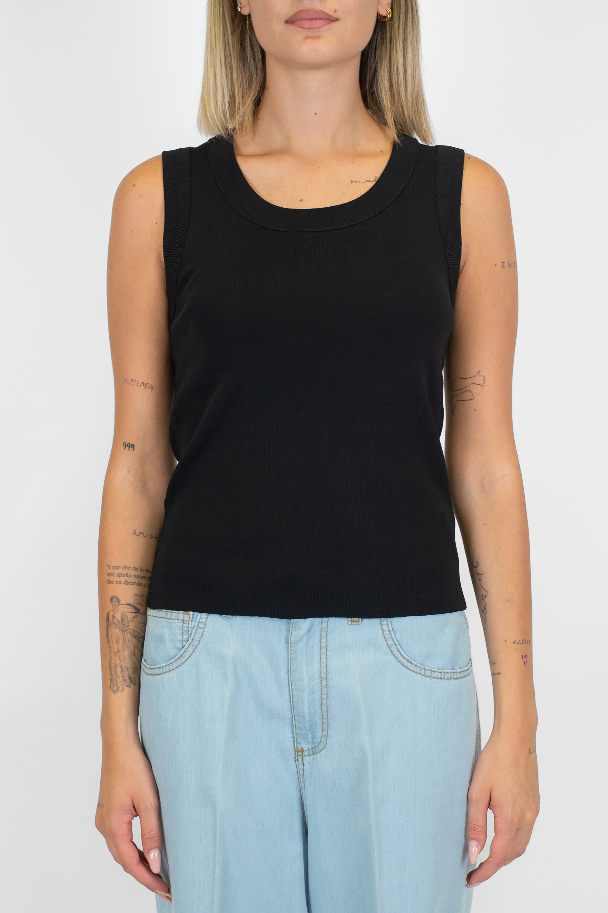 Tensione in - Canotta in maglia