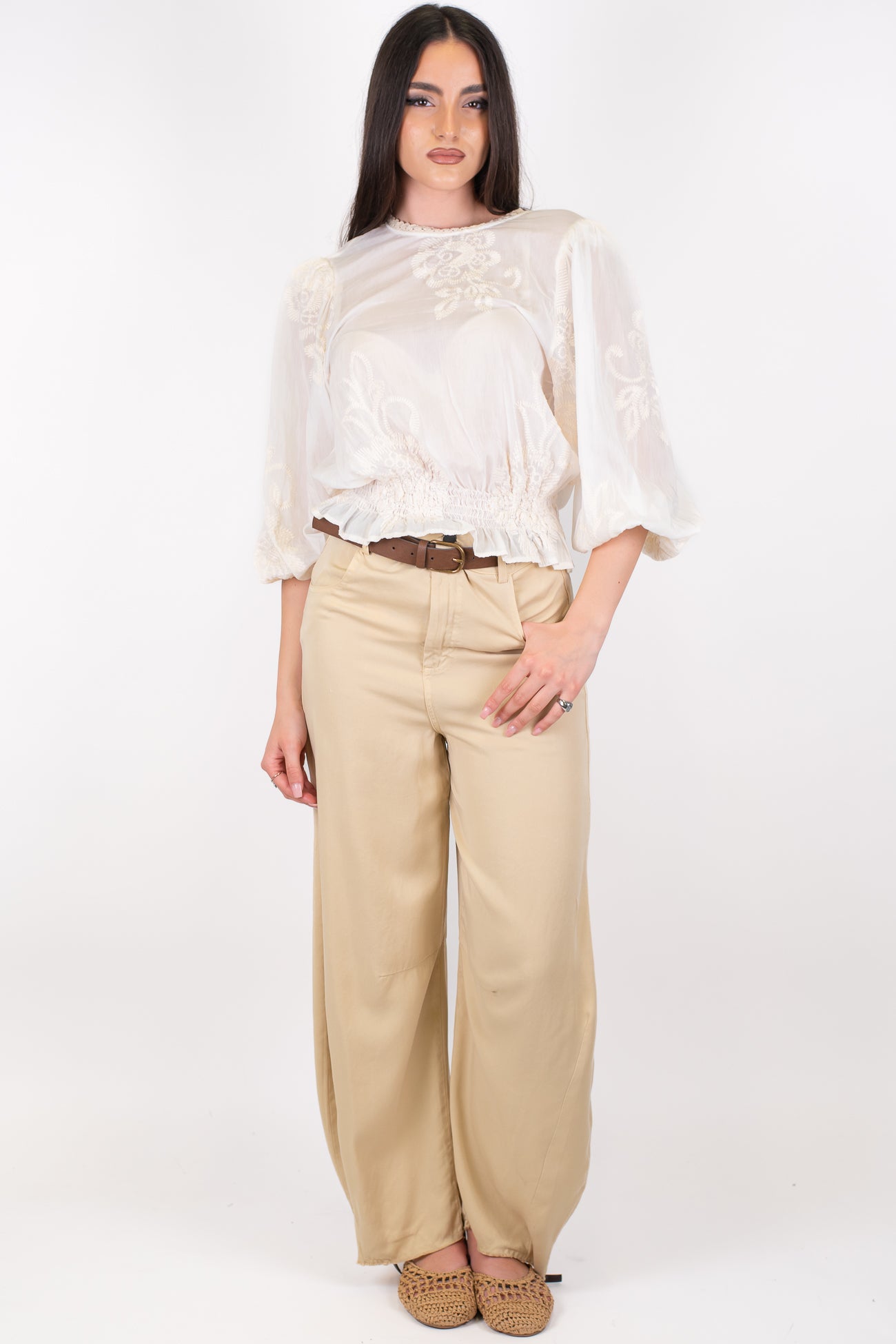 Tensione in - Pantalone balloon in lyocell