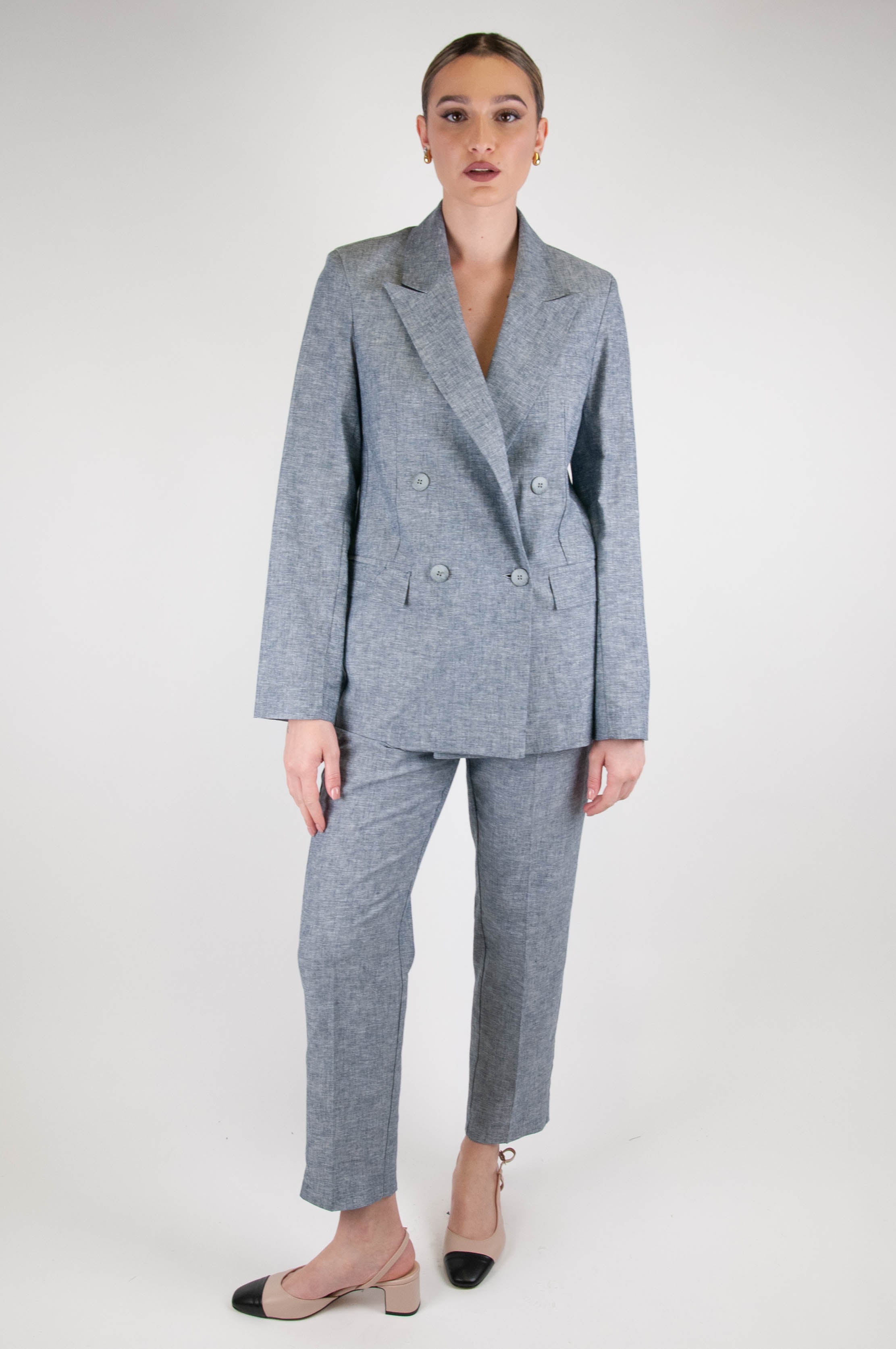 Motel - Linen blend suit