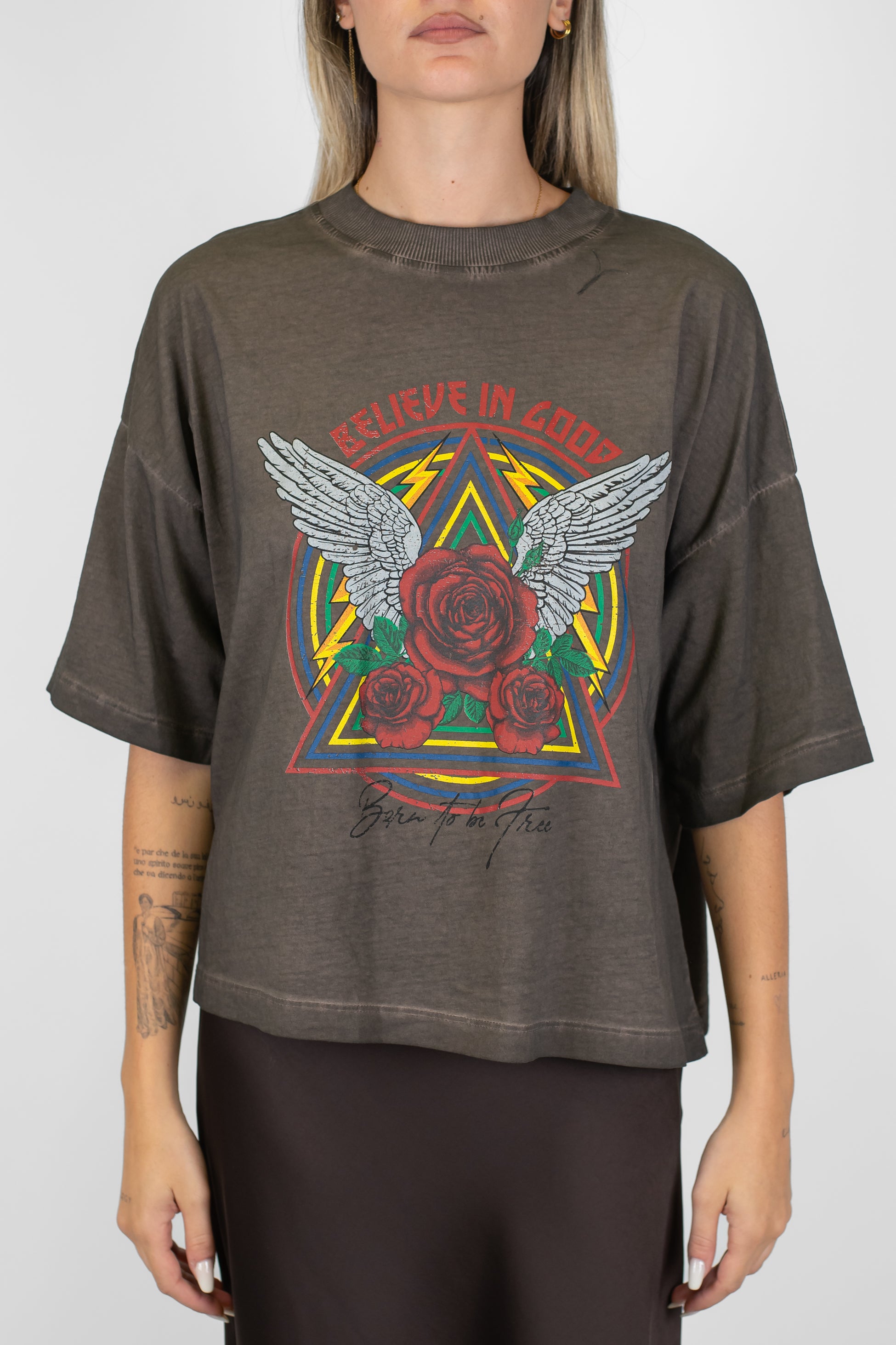 Haveone - T-shirt over con stampa