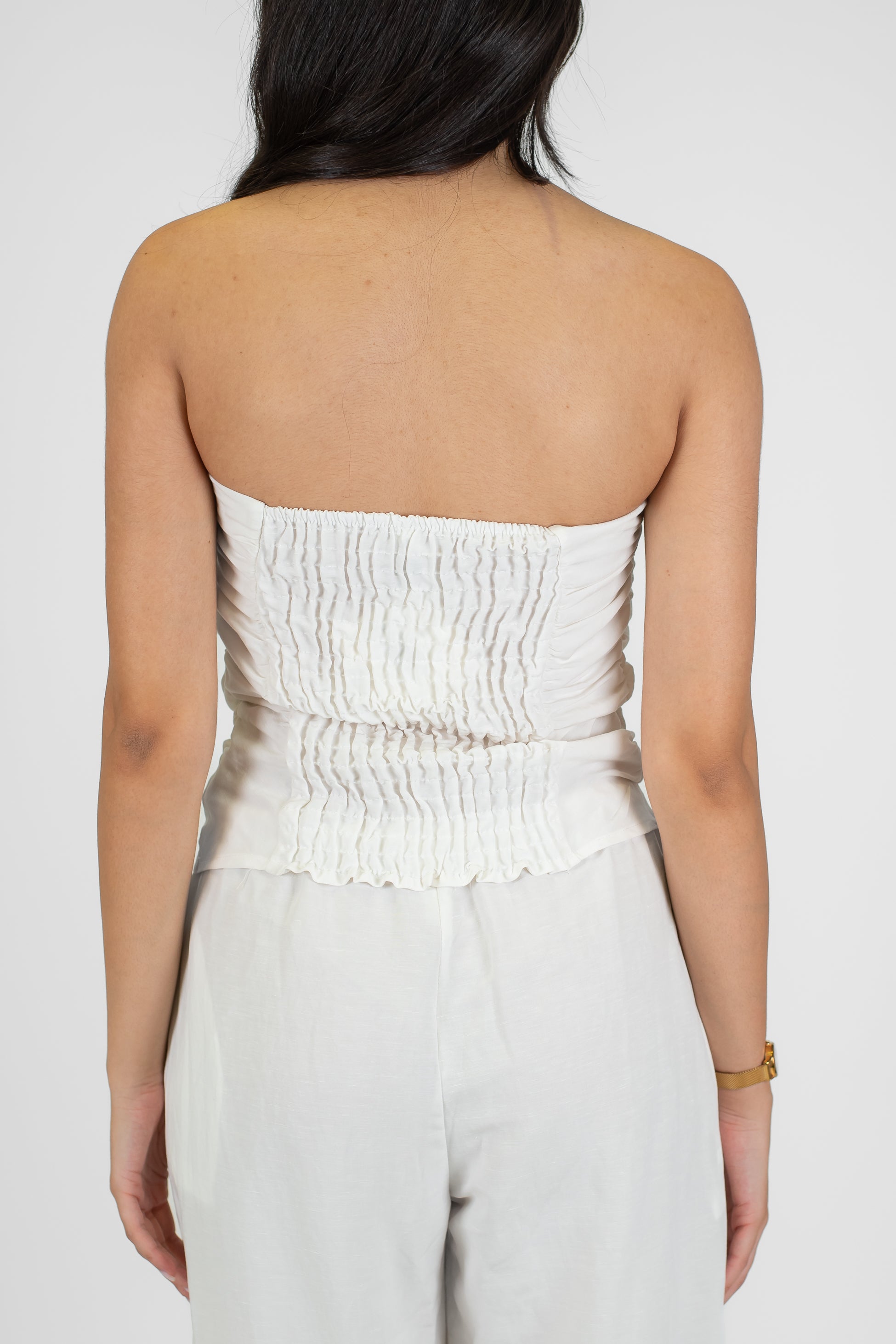 Tensione in - Coordinato pantalone e top a fascia