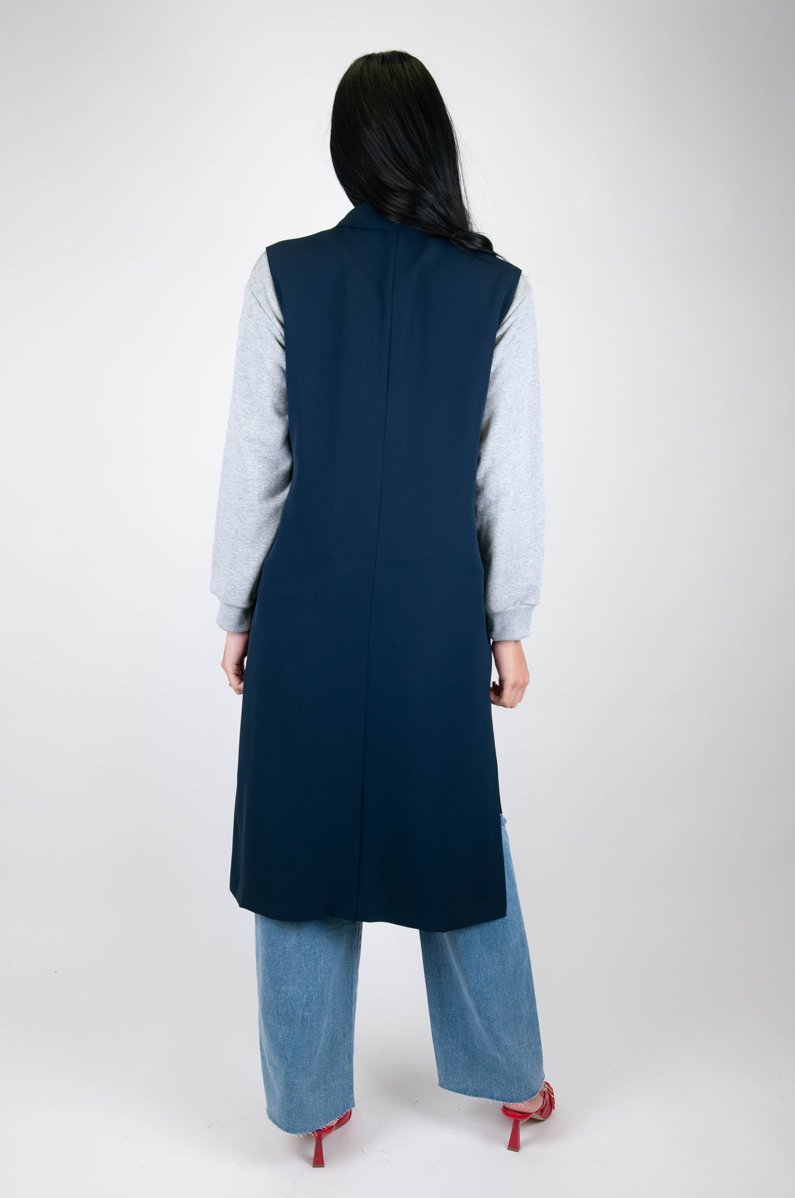 Tension in - Maxi double-breasted waistcoat