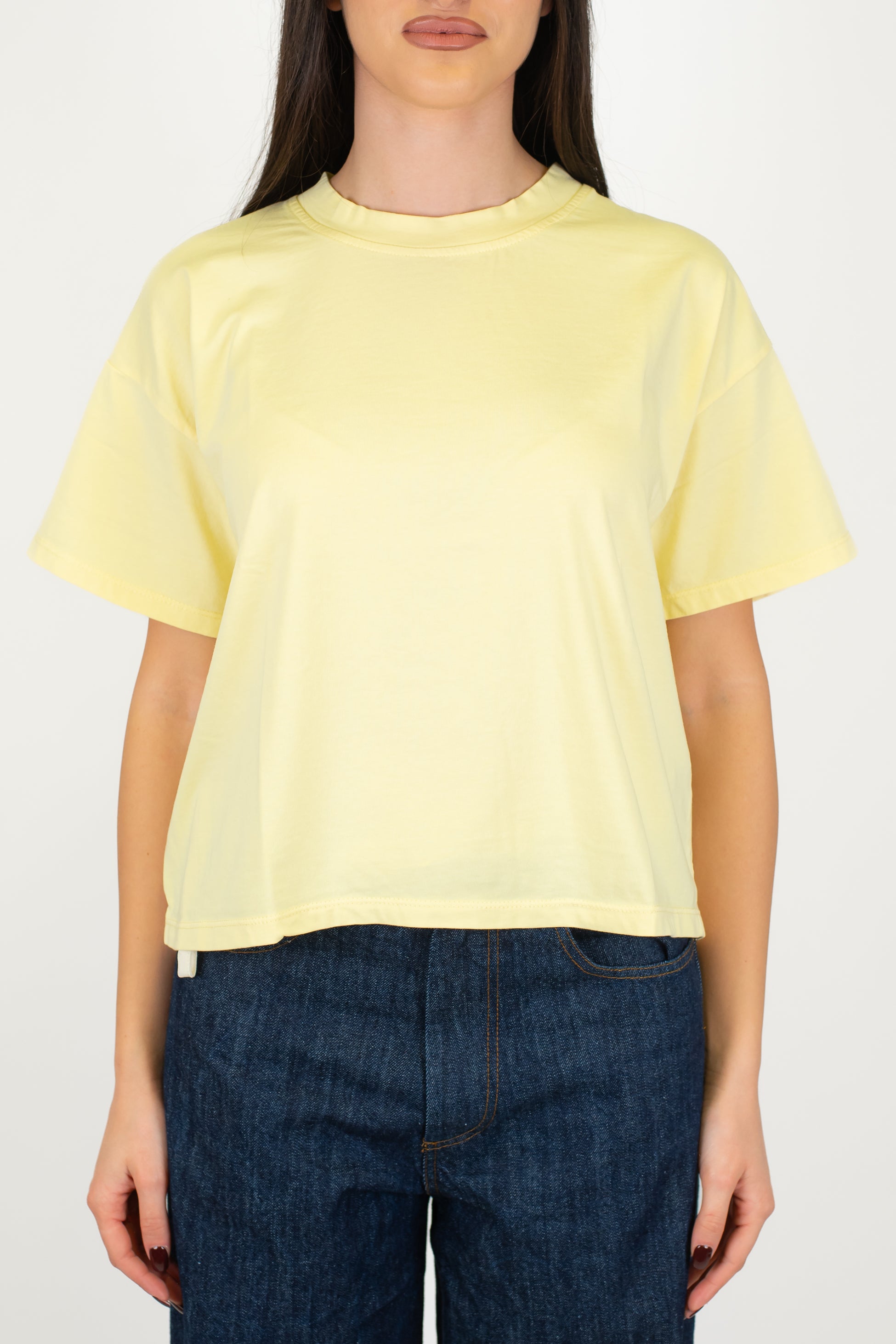 Haveone - T-shirt basic girocollo a scatola