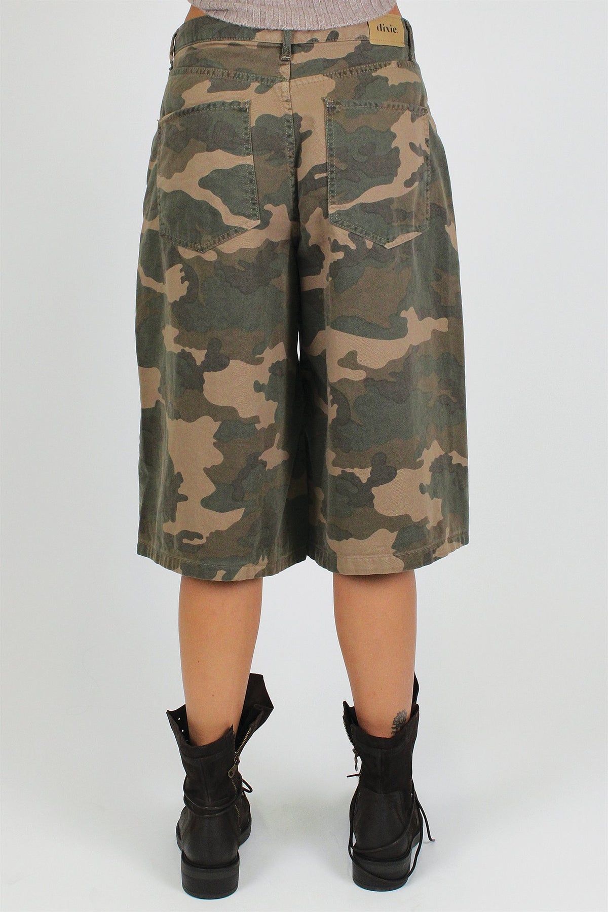 Dixie - Bermuda fantasia camouflage in denim