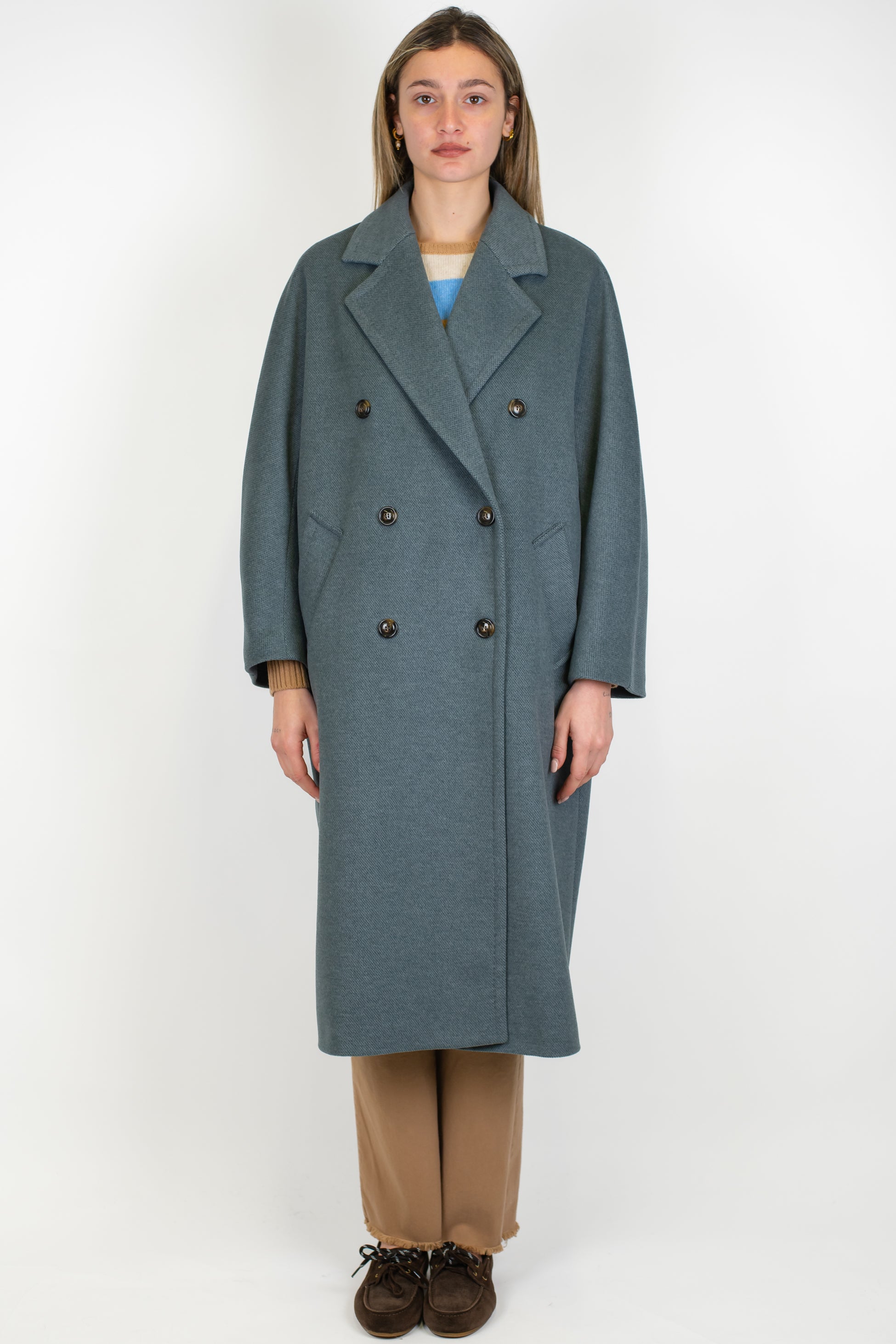 Tensione in - Cappotto over doppiopetto