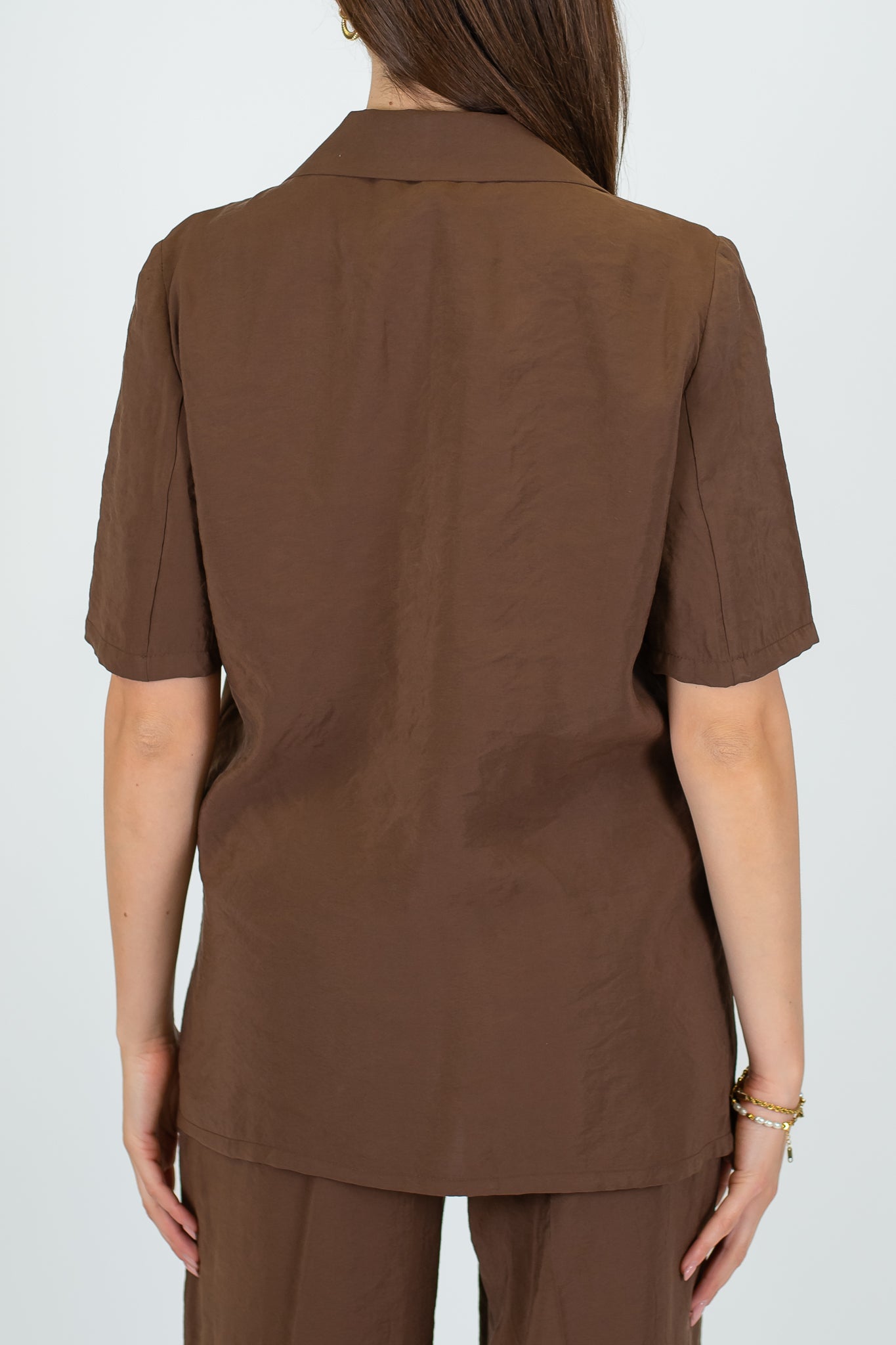 Haveone - Giacca monopetto mezza manica in modal