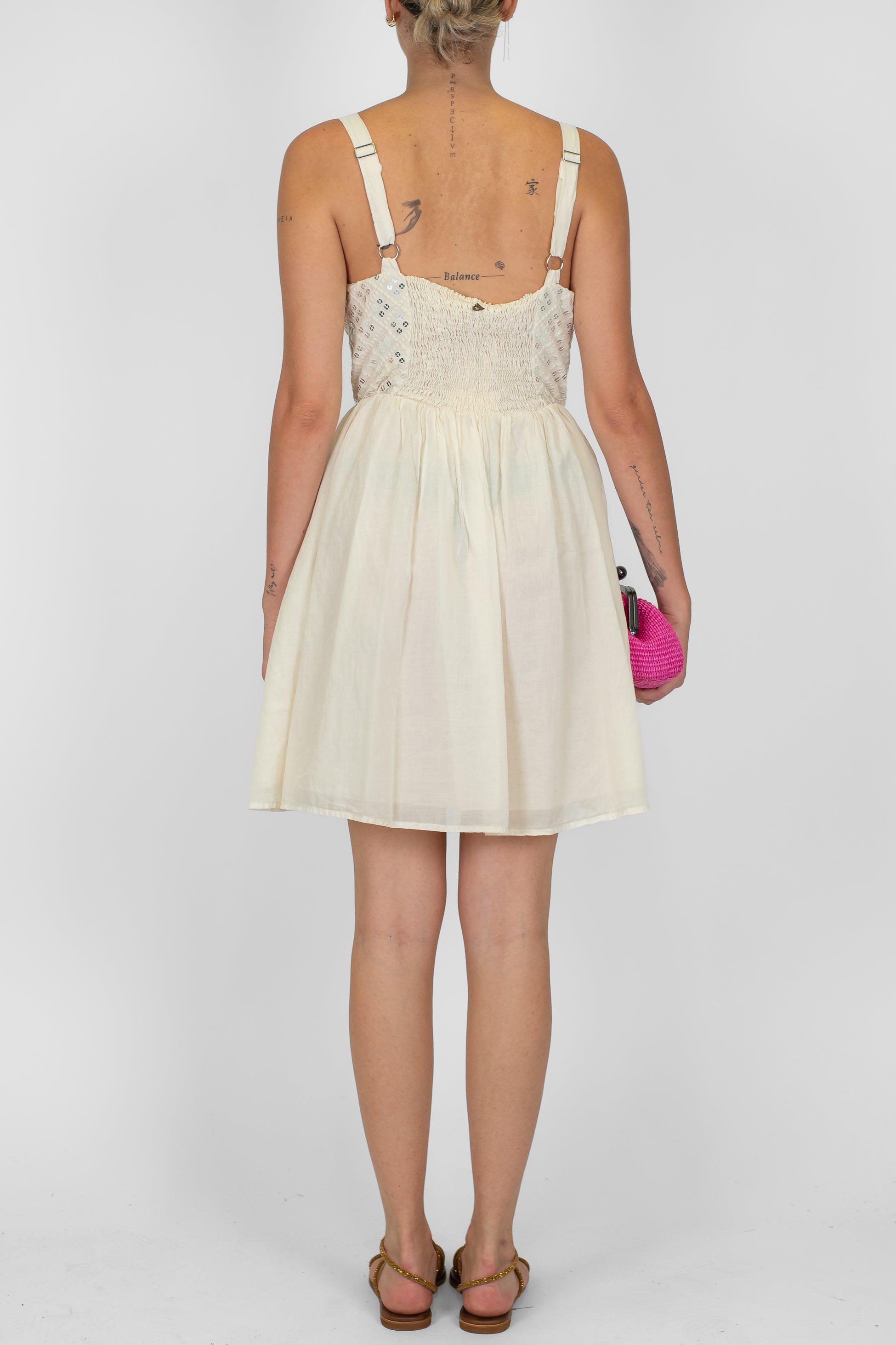 Dixie - Abito corto con top in paillettes