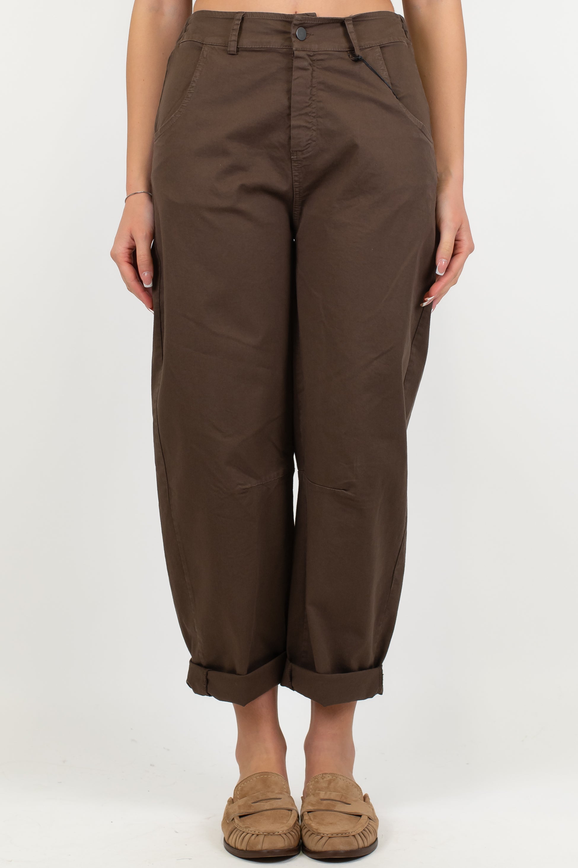 Tensione in - Pantalone balloon con elastico sul retro