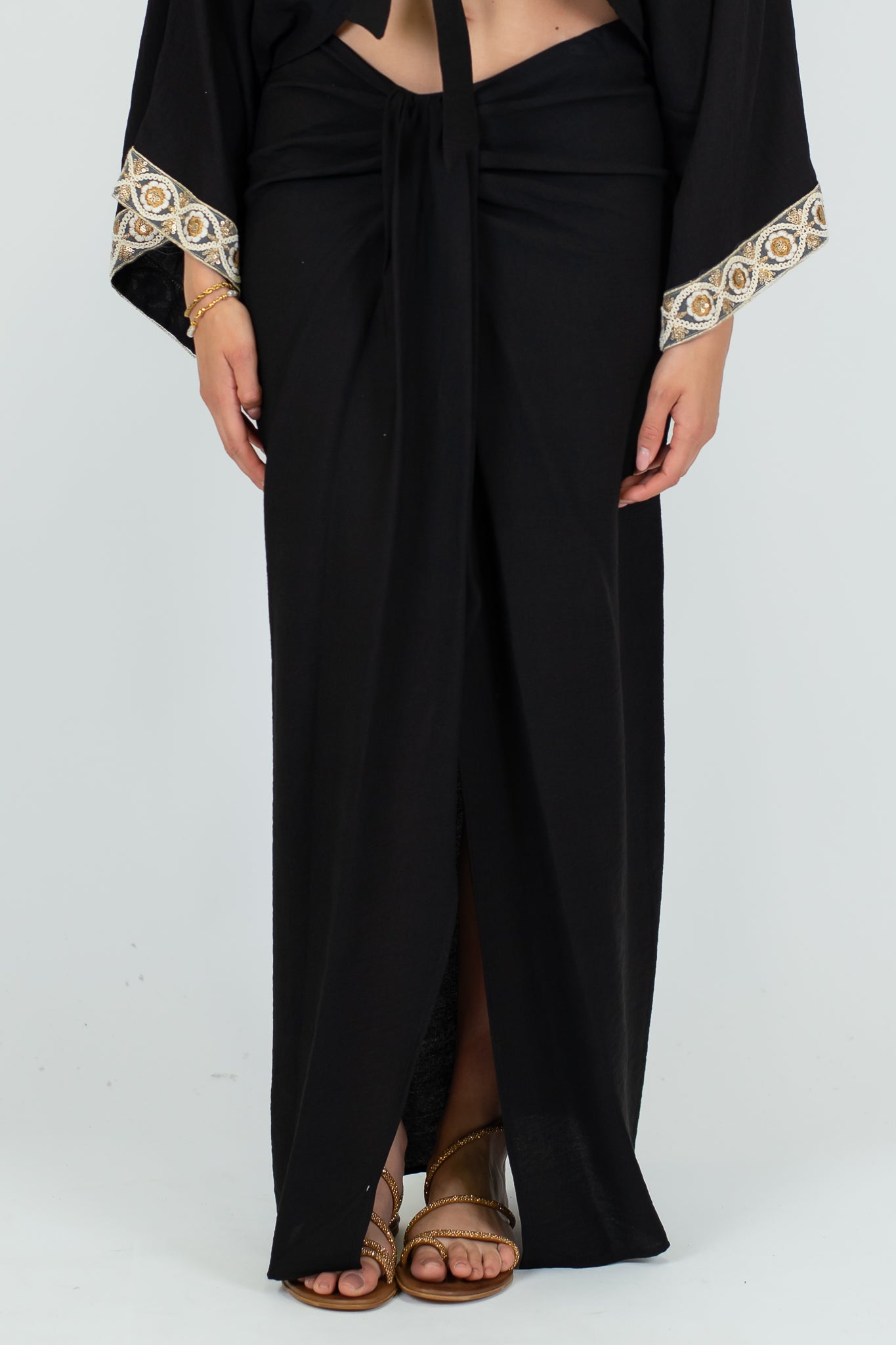 Haveone - Gonna longuette con nodo avanti