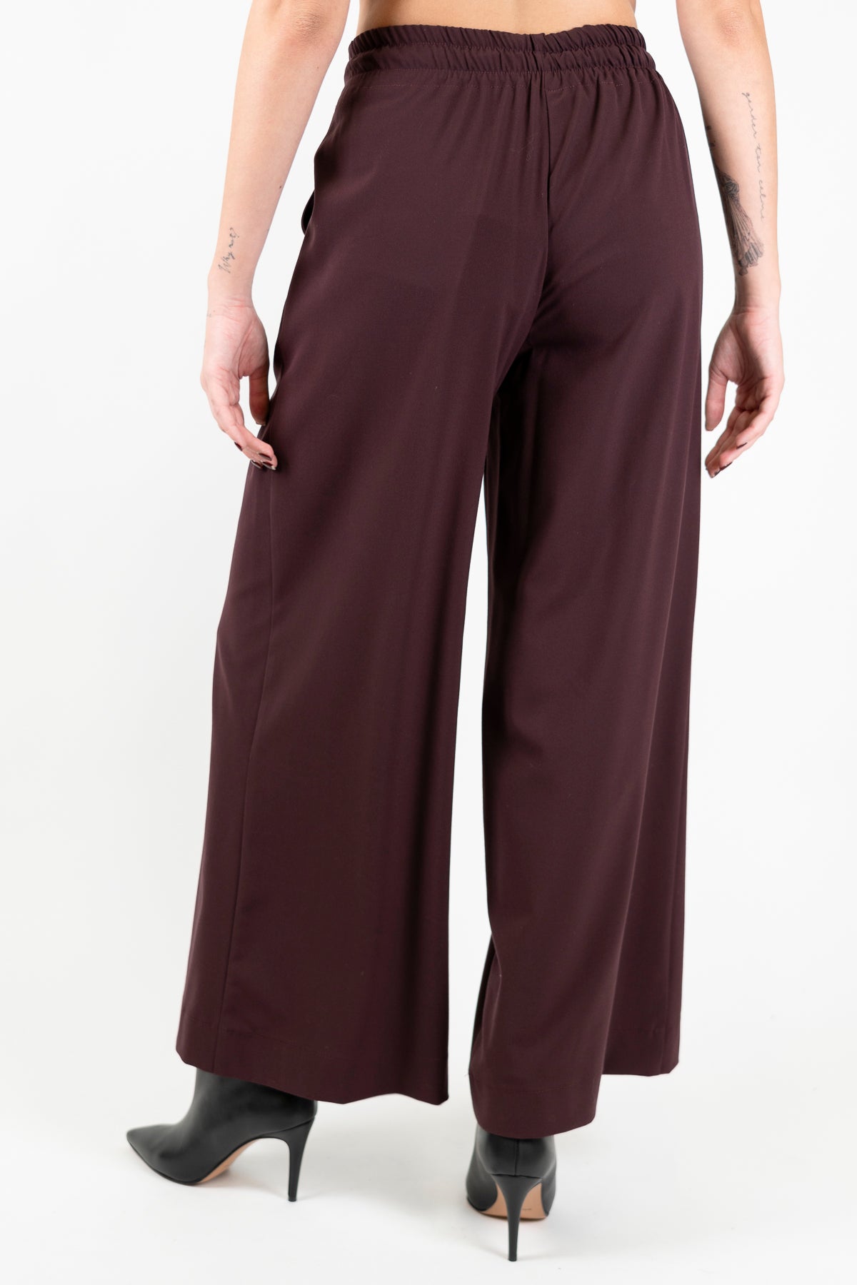 Tensione in - Pantalone palazzo con coulisse