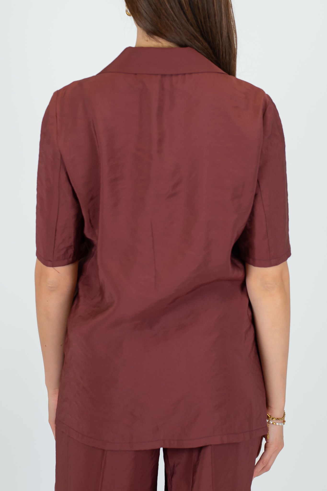 Haveone - Giacca monopetto mezza manica in modal