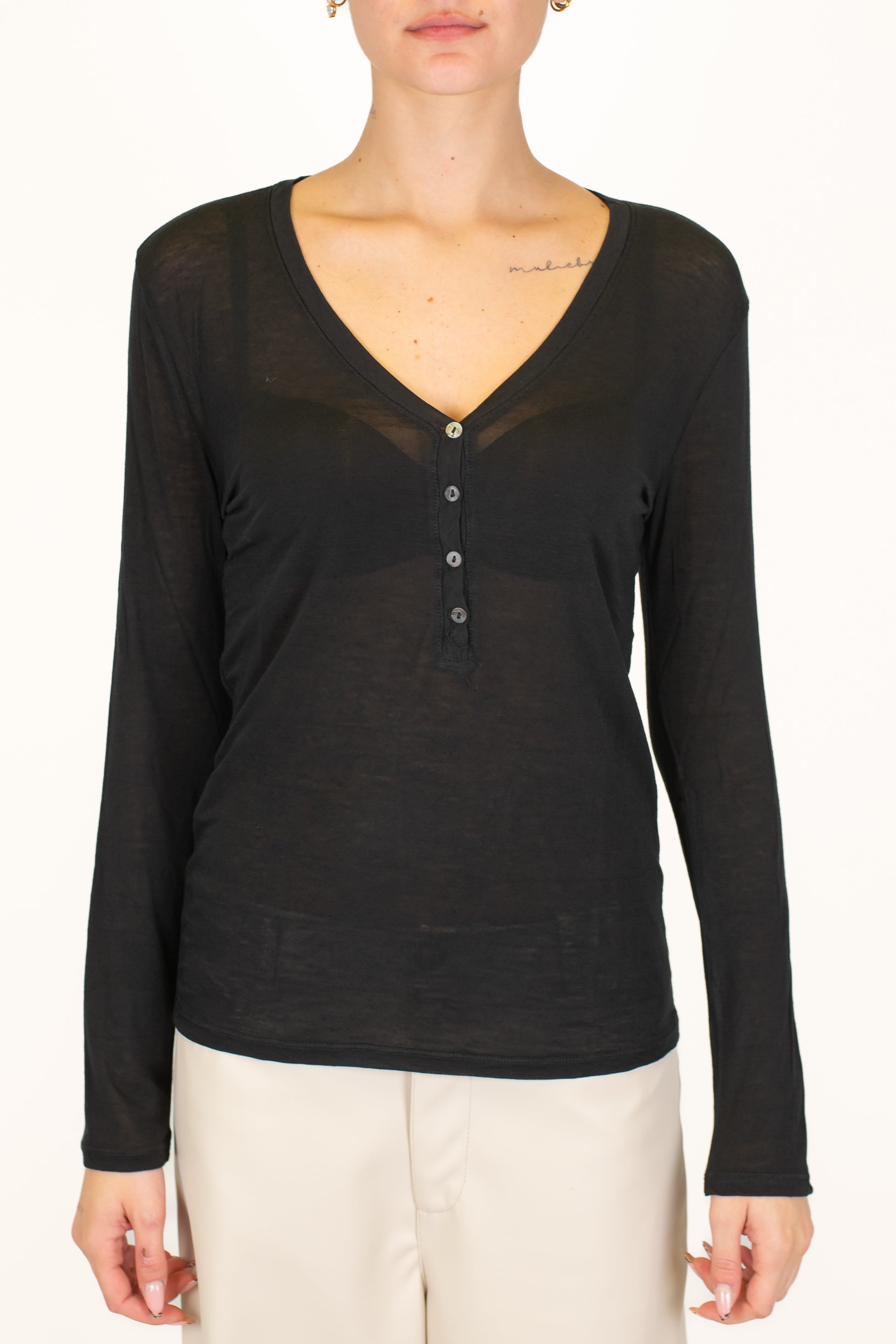 Haveone - Maglia serafina in misto cashmere