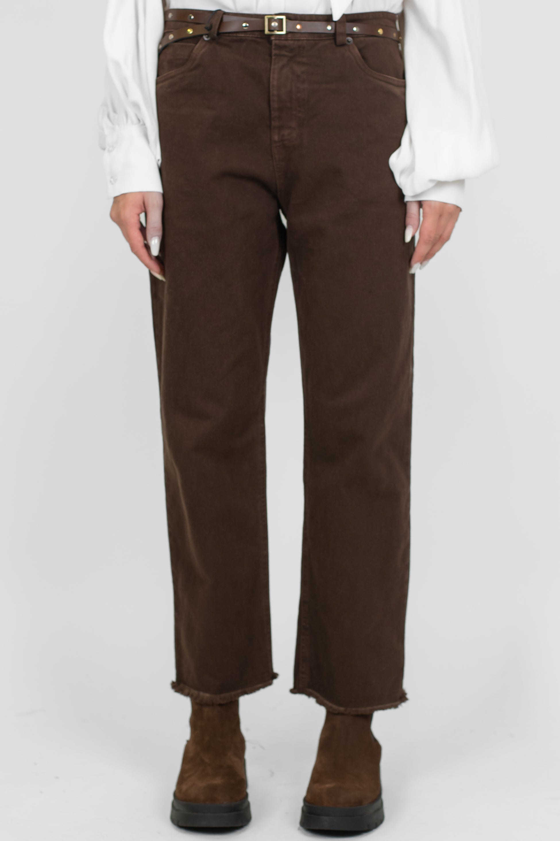 Tensione in - Pantalone regular in denim colorato