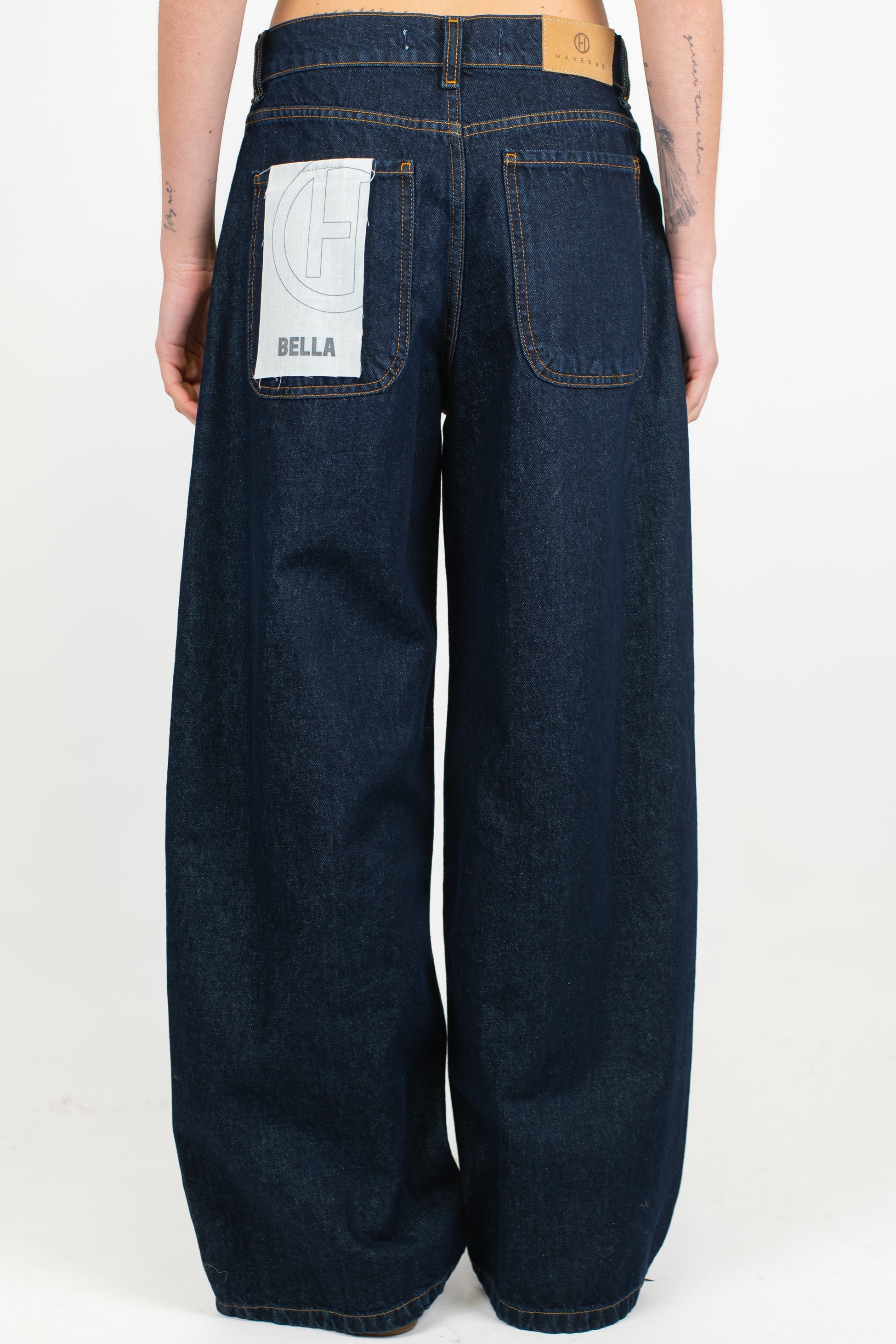 Haveone - Denim lavaggio blu modello bella