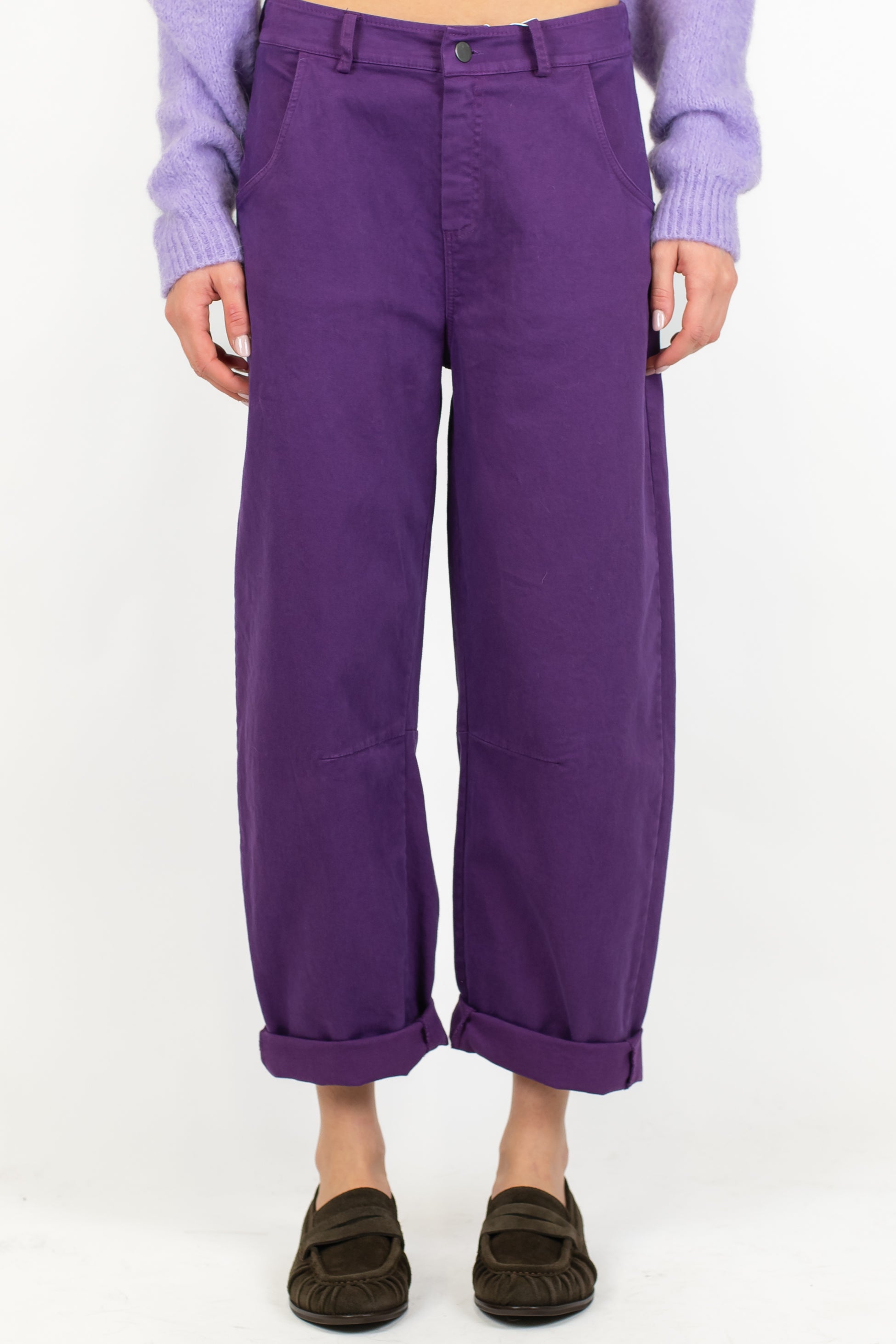 Motel - Pantalone balloon in cotone invernale