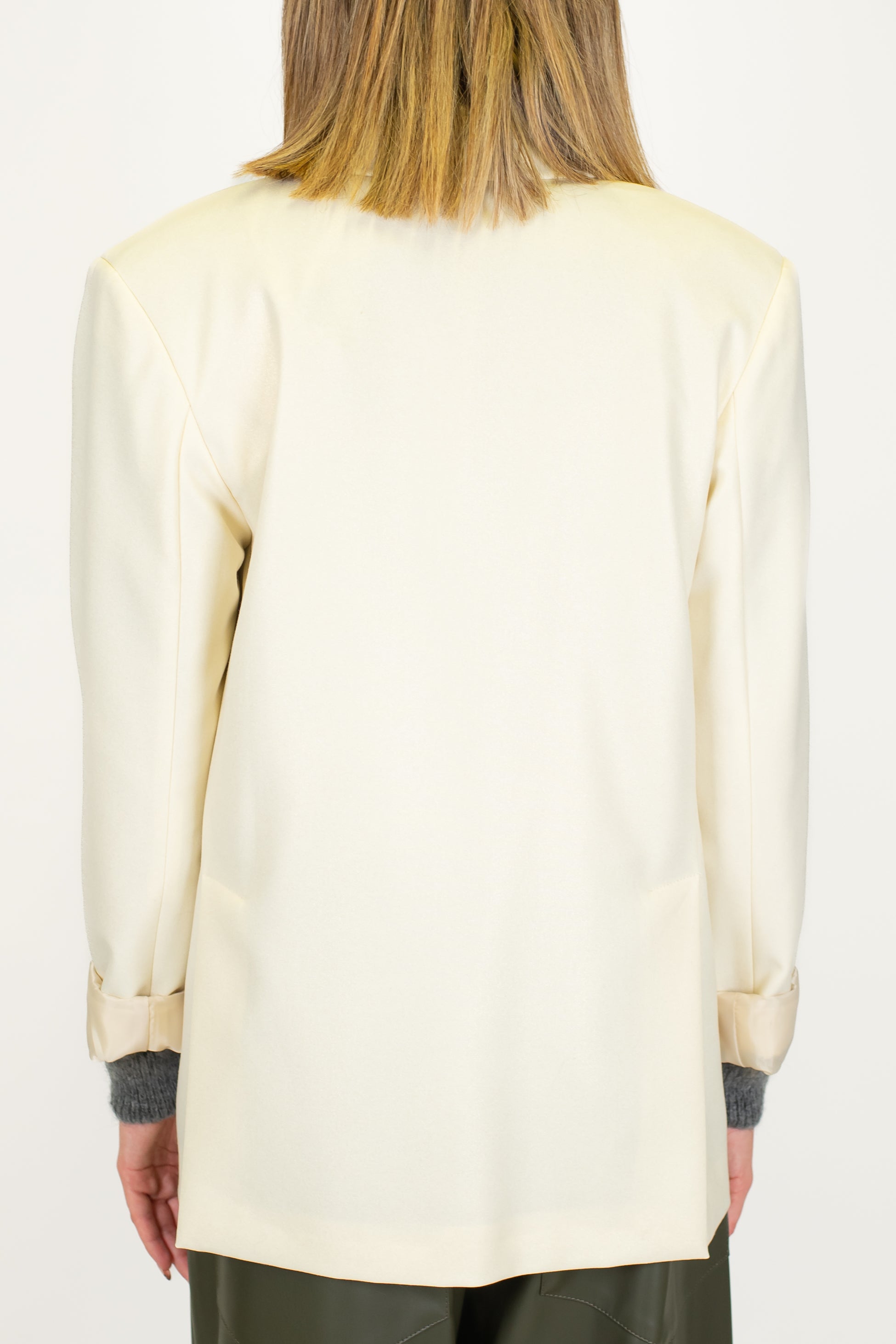 Haveone - Giacca monopetto over glitter scon spille