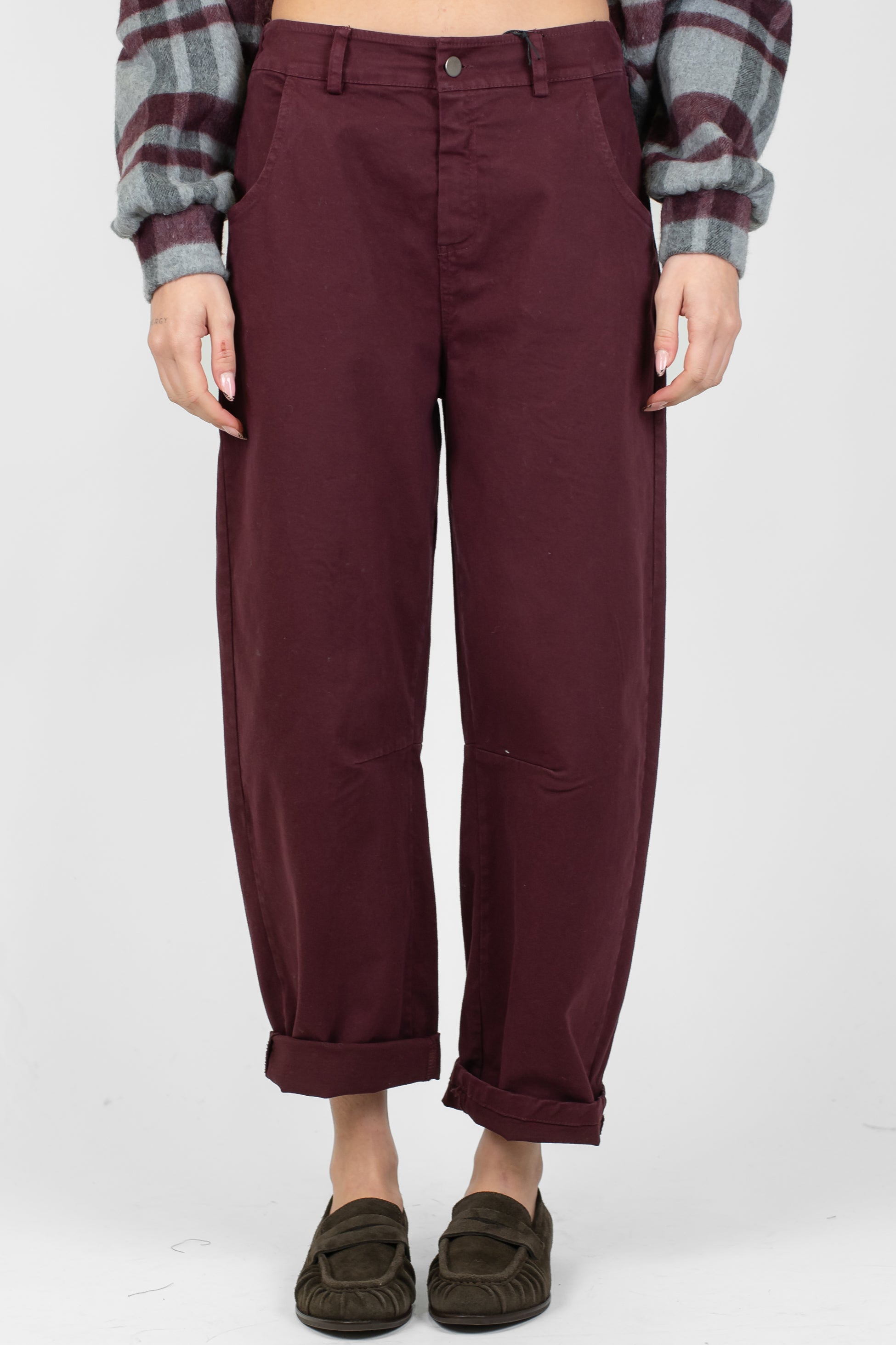 Tensione in - Pantalone balloon in cotone invernale