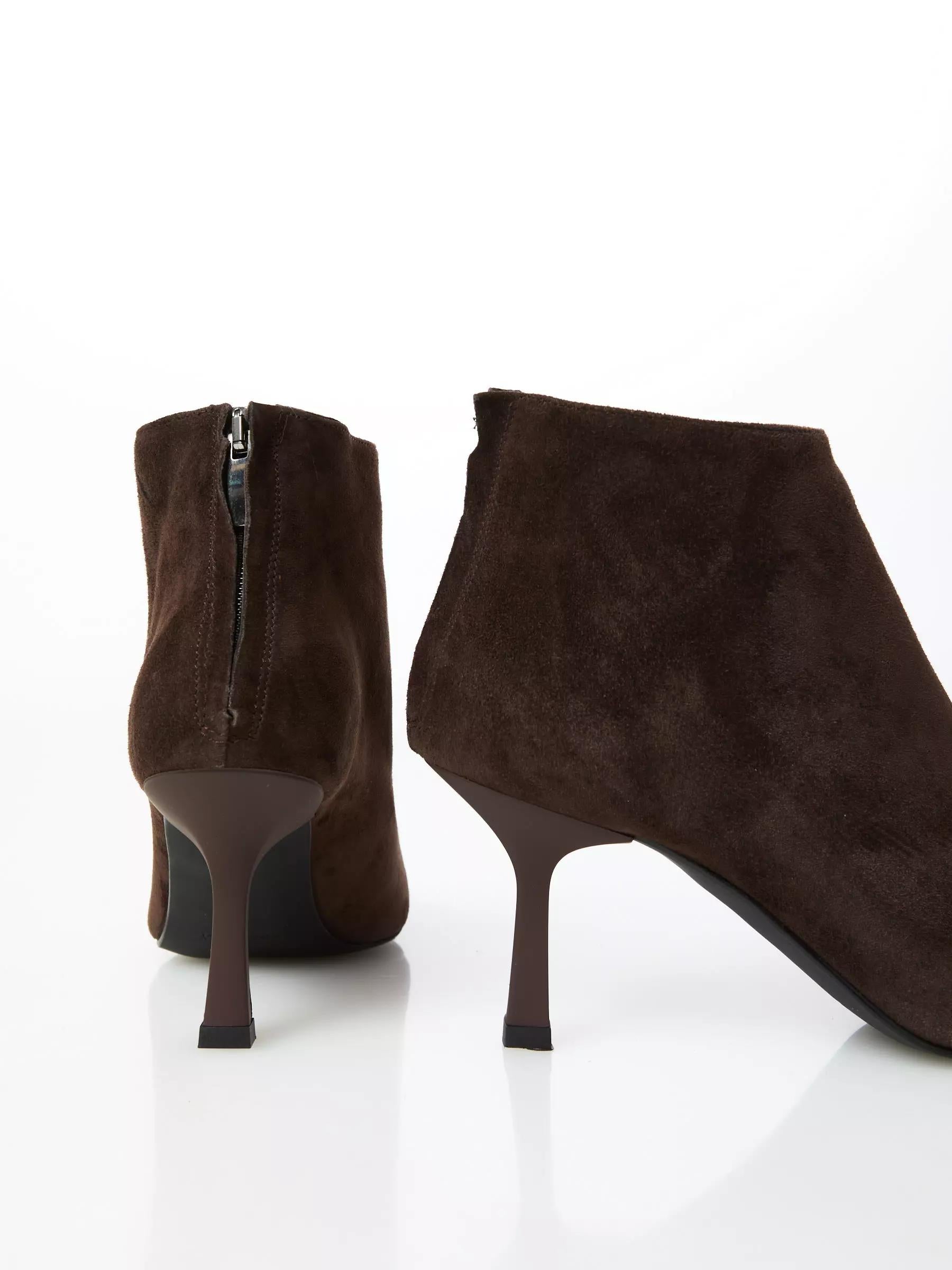 Ovyé - Tronchetto in camoscio con zip sul retro