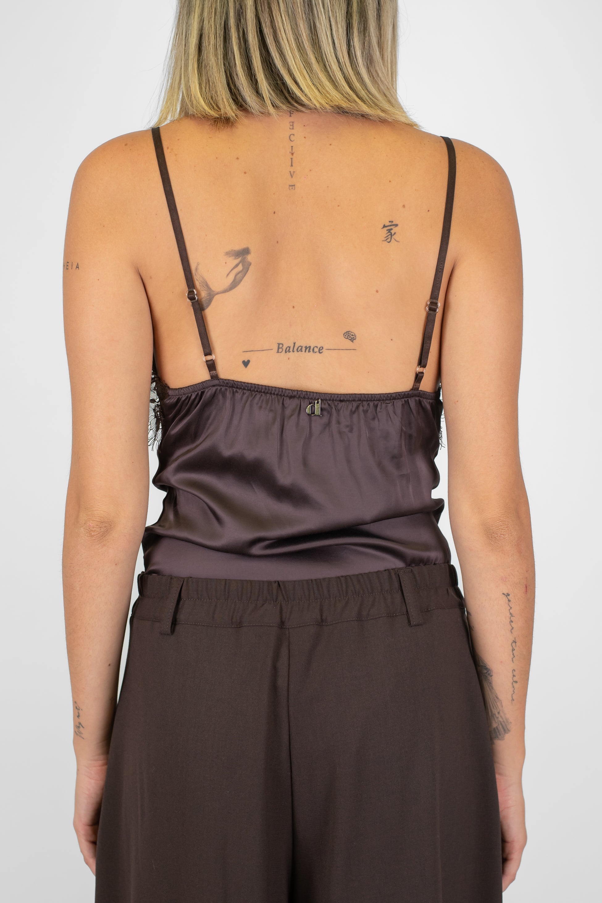 Dixie - Body con inserti in pizzo