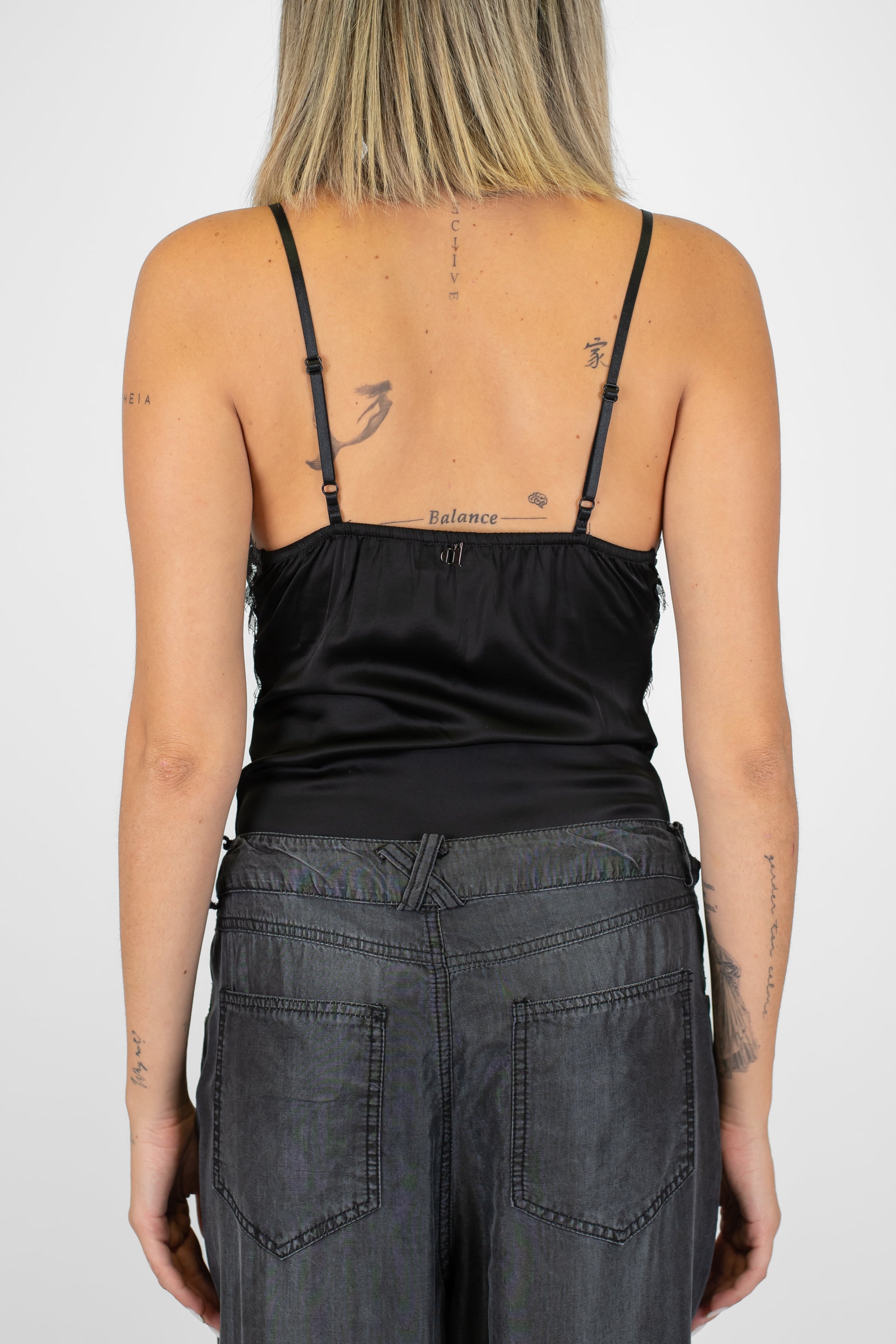 Dixie - Body con inserti in pizzo