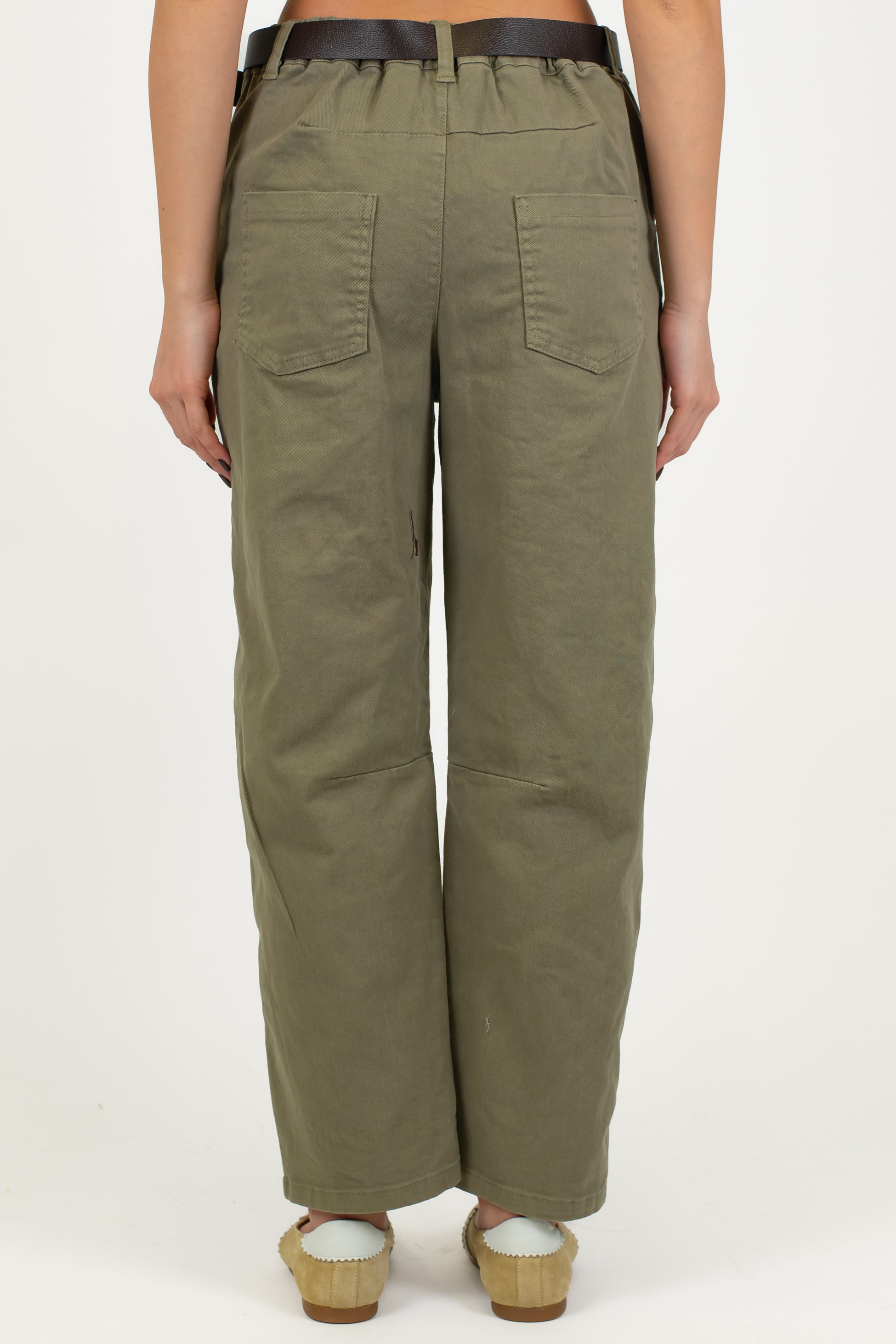 Haveone - Pantalone balloon con elastico sul retro