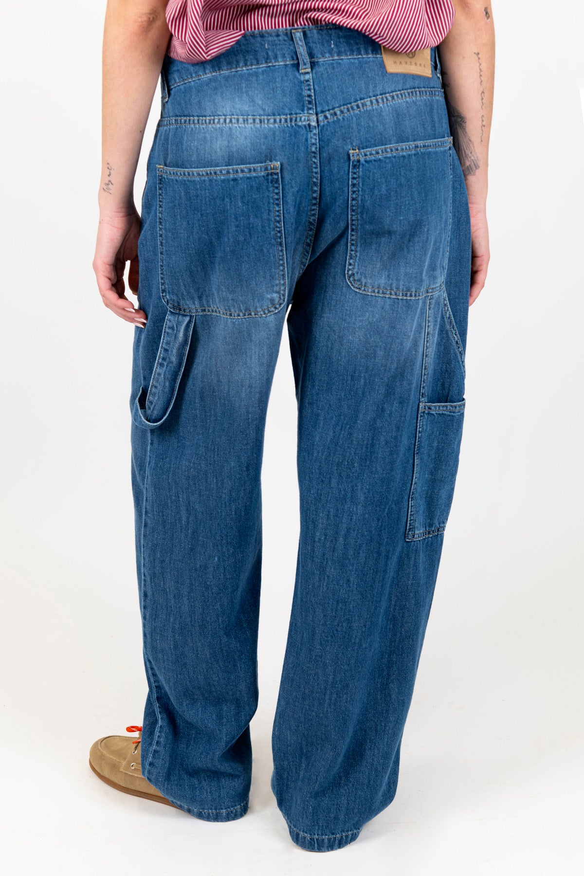 Haveone - Jeans worker lavaggio medio