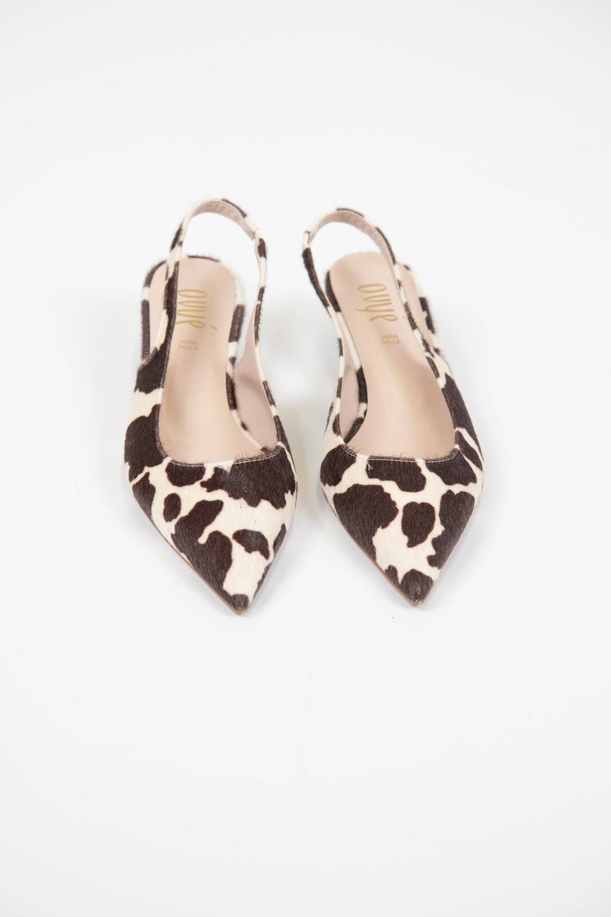 Ovyé - Slingback fantasia muccata