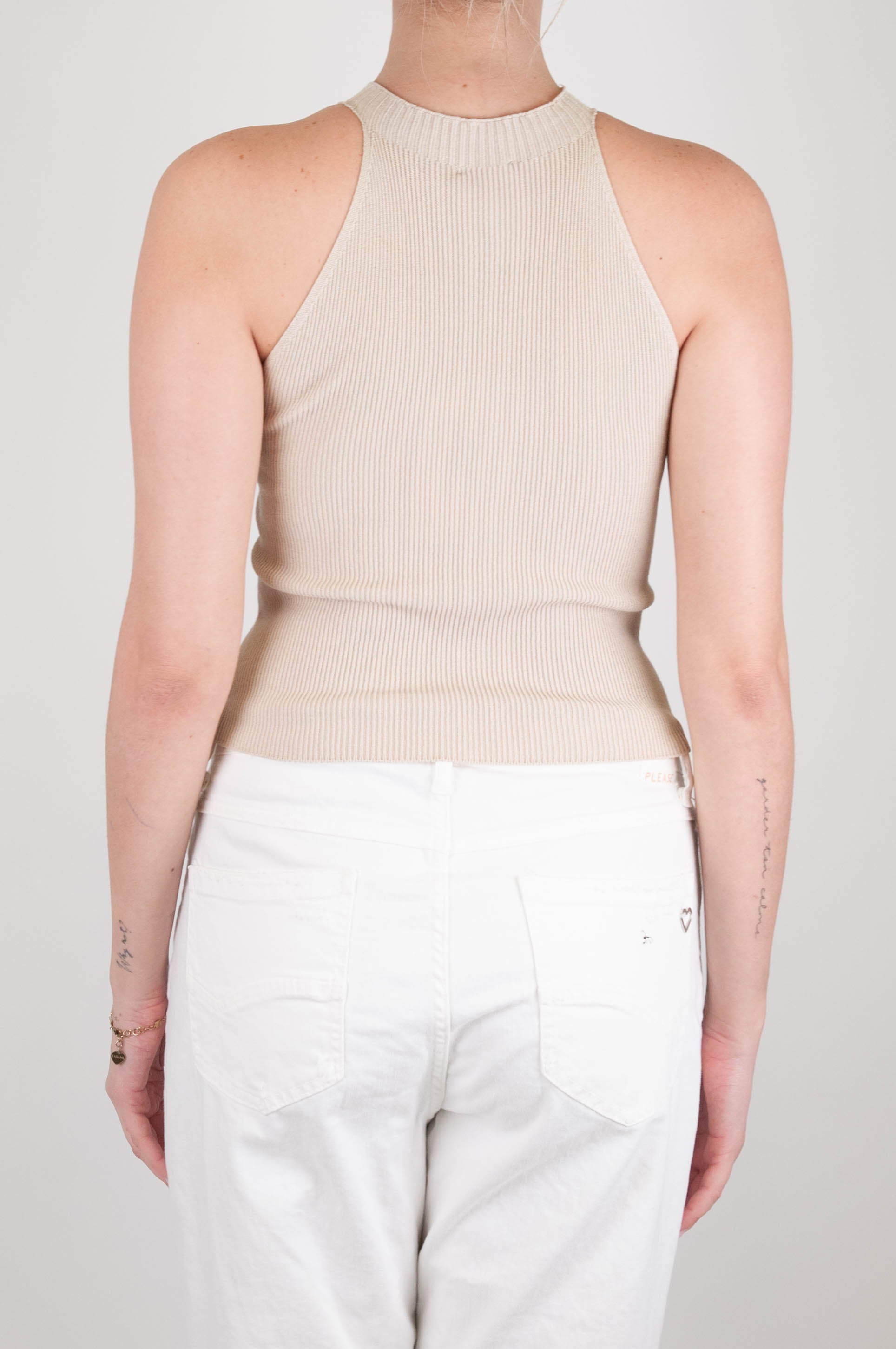 Kontatto - Ribbed tank top