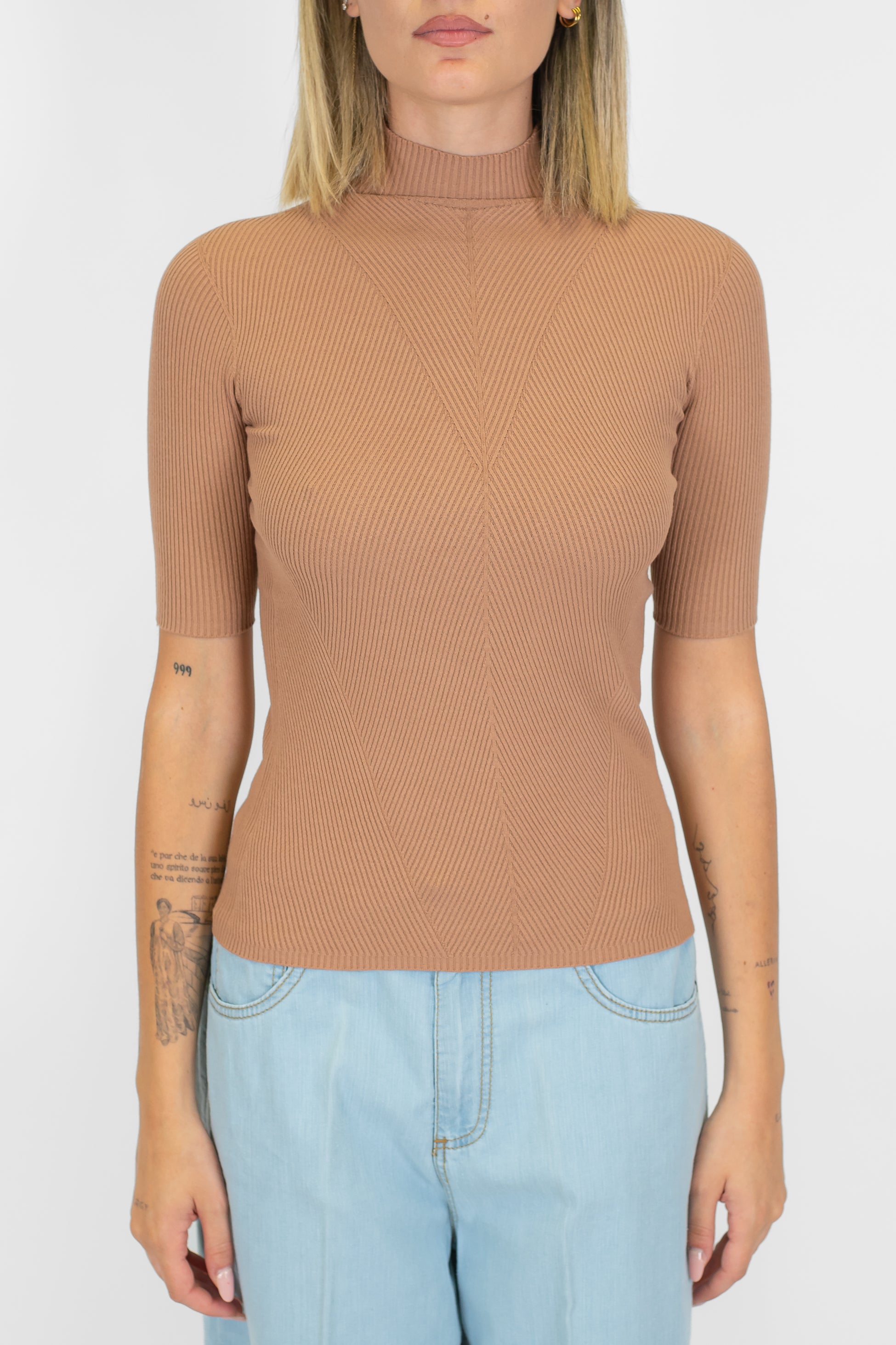 Kontatto - Lupetto mezzamanica a coste