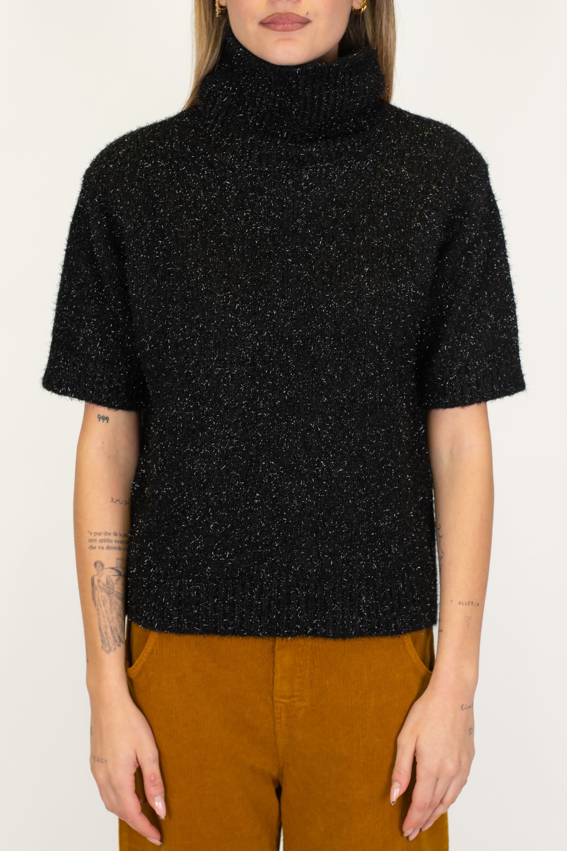 Haveone - Dolcevita mezzamanica lurex in misto lana